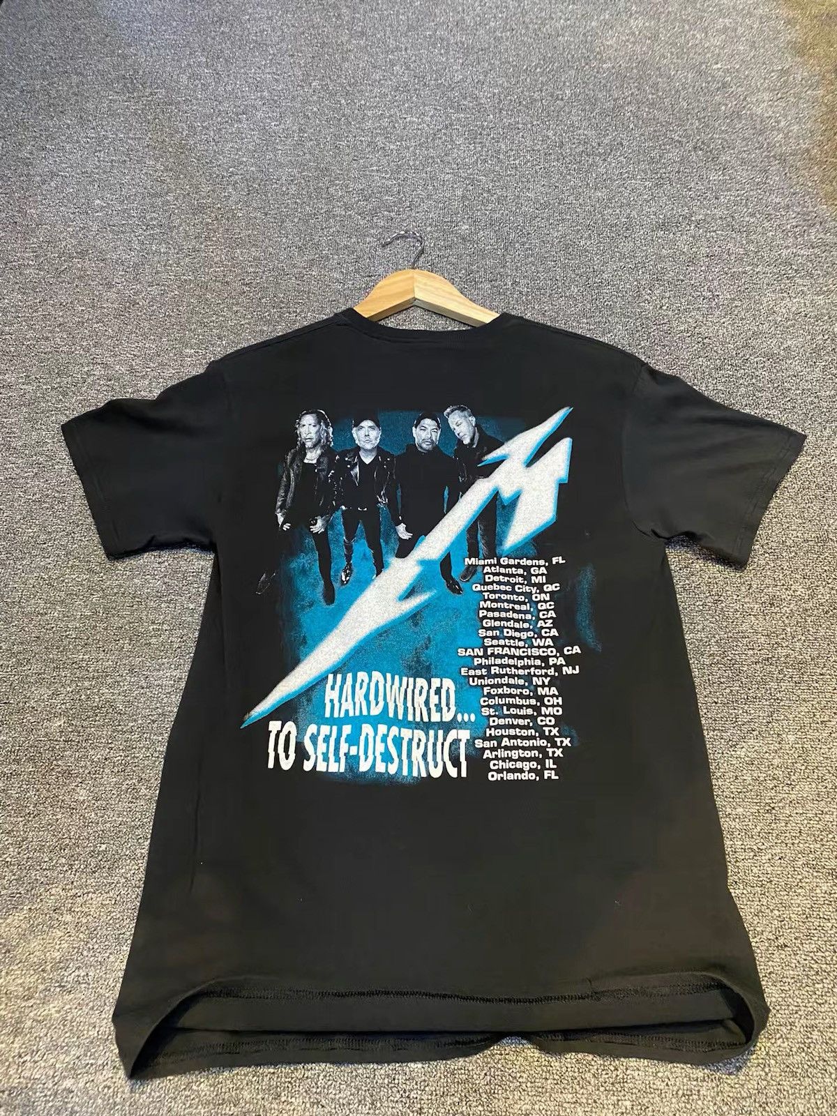 Delta Metallica Tour Shirt 🇺🇸 Size US S / EU 44-46 / 1 - 4 Thumbnail