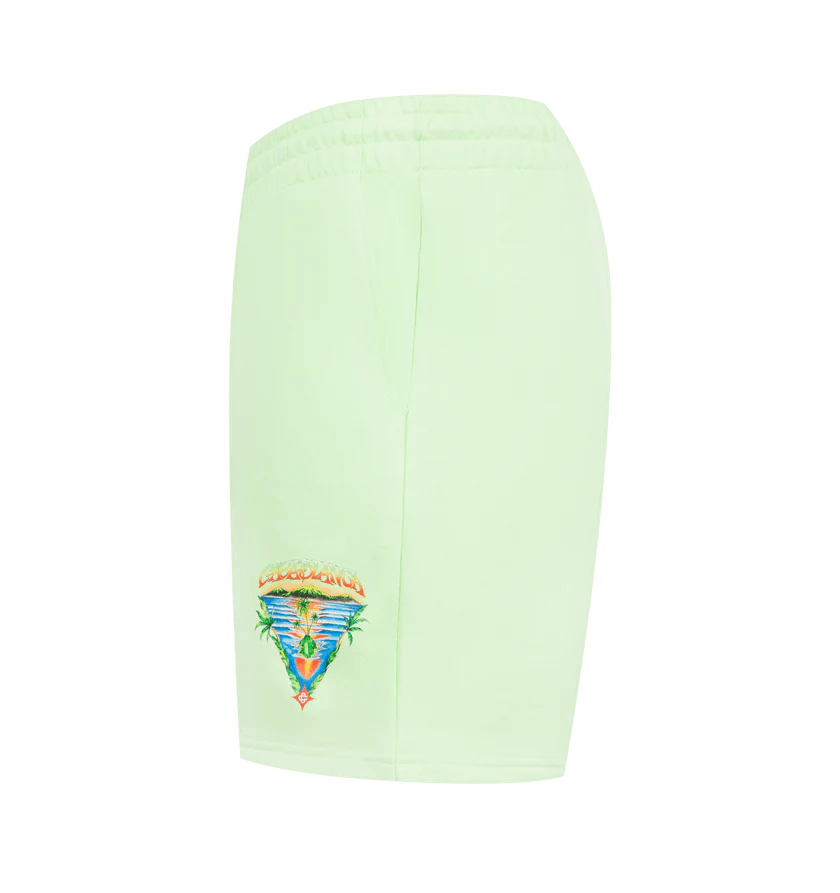 Casablanca o1h1sh10526 Innocence Triangle Sweatshort in Green Size US 30 / EU 46 - 3 Thumbnail