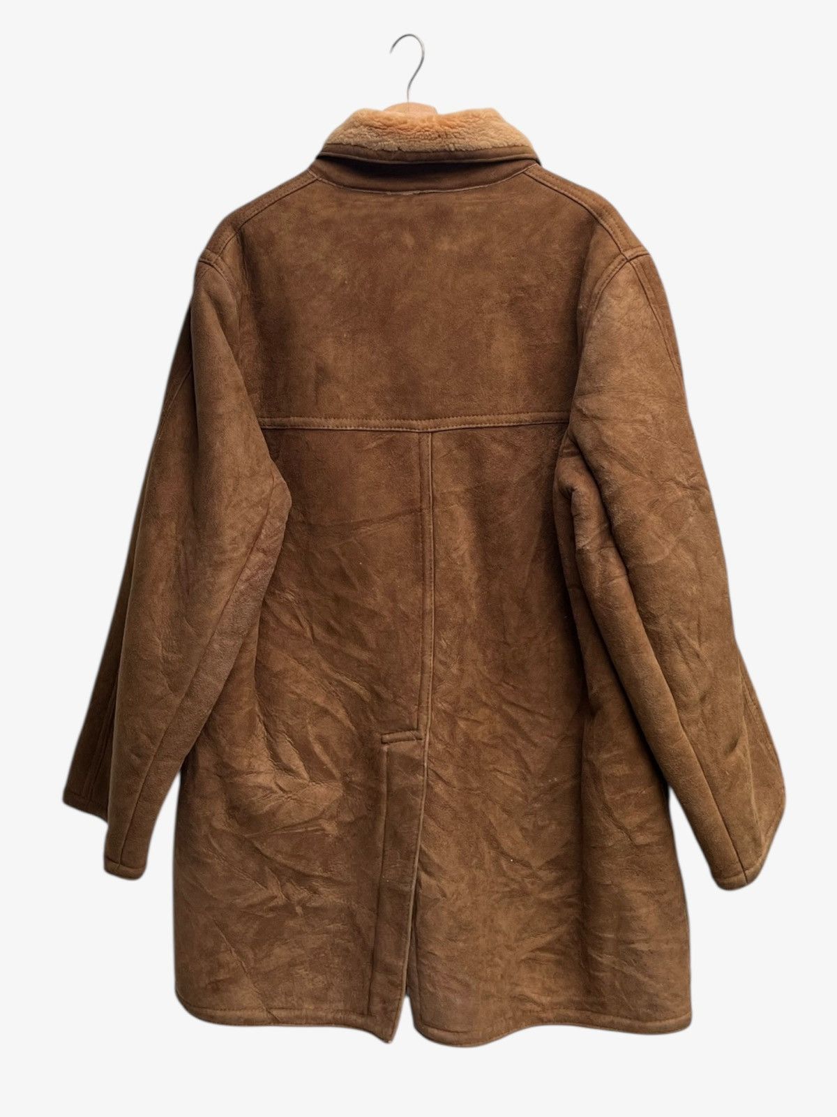 Sawyer of Napa Vintage Sawyer of Napa Shearling Ranch Sheepskin Suede Coat Size US M / EU 48-50 / 2 - 5 Thumbnail
