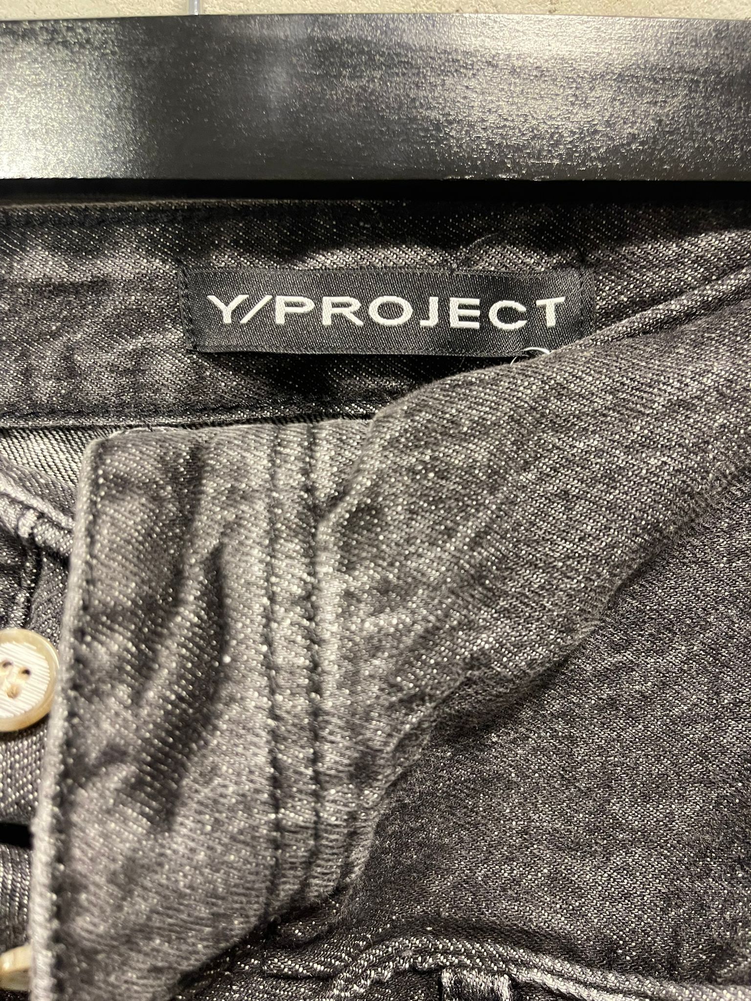 Y/Project Y/Project Pilot Pop-Up Denim Black Jeans Size US 30 / EU 46 - 6 Thumbnail