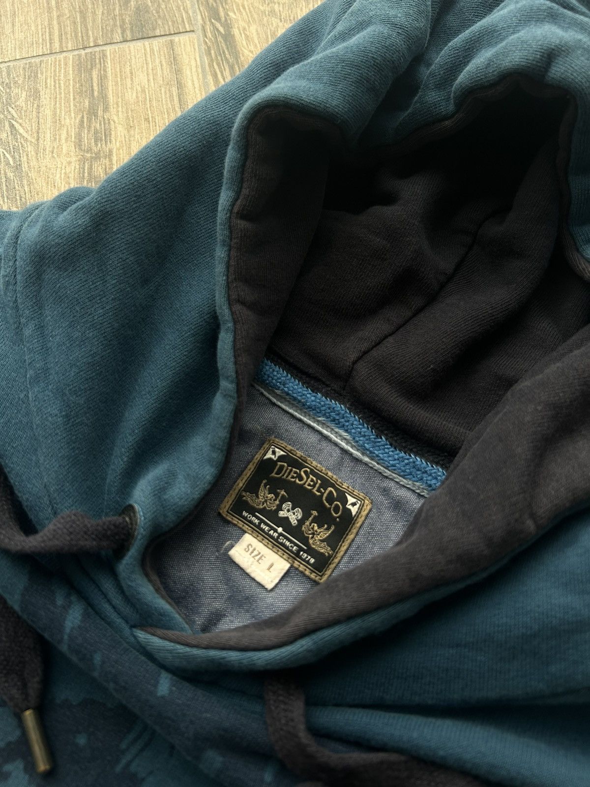 Diesel × Vintage Vintage Diesel big logo hoodies big logo Size US L / EU 52-54 / 3 - 3 Thumbnail