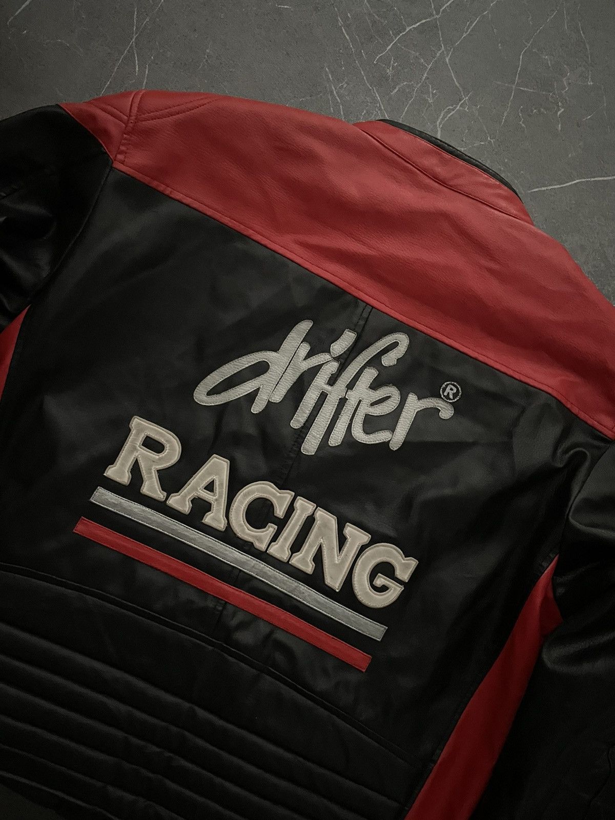 DRIFTER Vintage Real Leather NASCAR Racing Drifter Jacket Size US XL / EU 56 / 4 - 5 Thumbnail