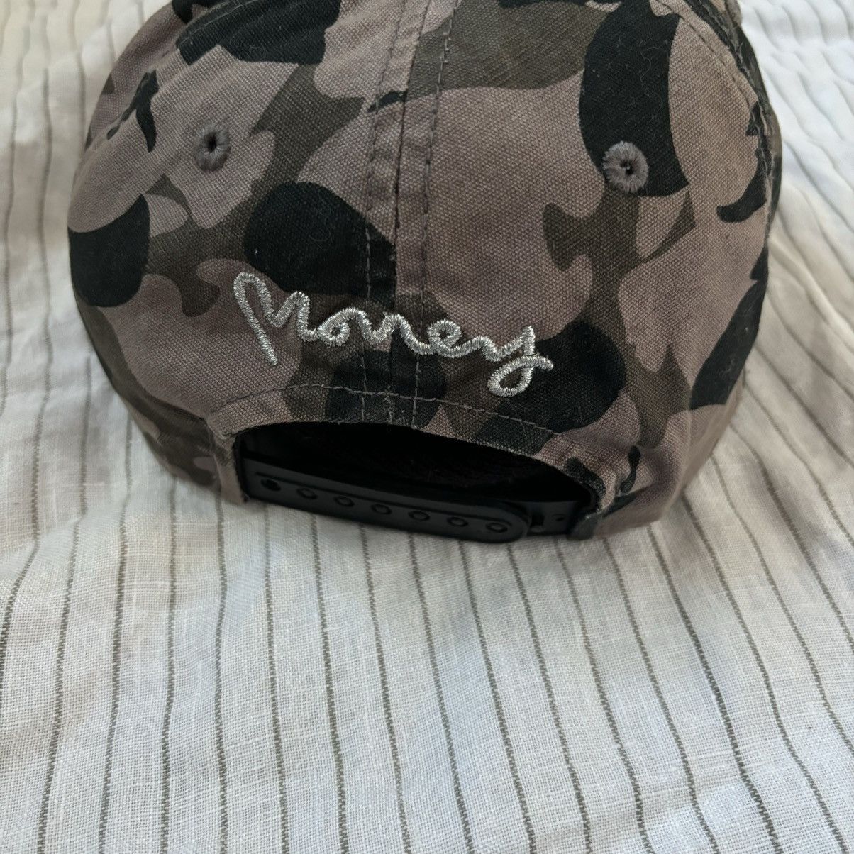 Vintage Money hat cap one size camo streetwear rare rap Size ONE SIZE - 3 Thumbnail