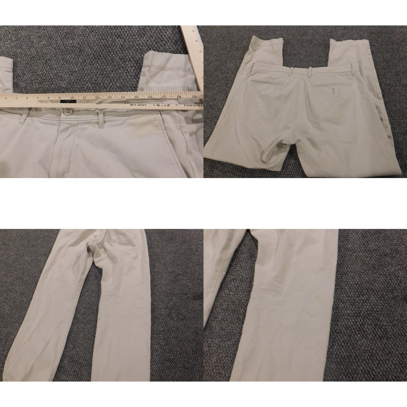 J.Crew J.CREW Mens Pants 36x28 Beige Straight Chino Shirt? Size US 32 / EU 48 - 8 Thumbnail