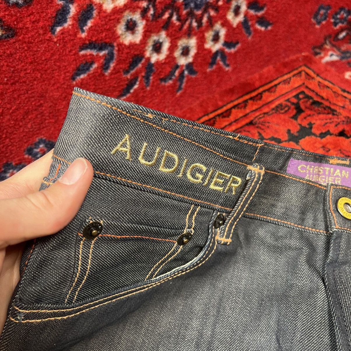 Ed Hardy Christian Audigier Denim Y2K Streetwear Shorts Skull Roses Size US 34 / EU 50 - 10 Thumbnail