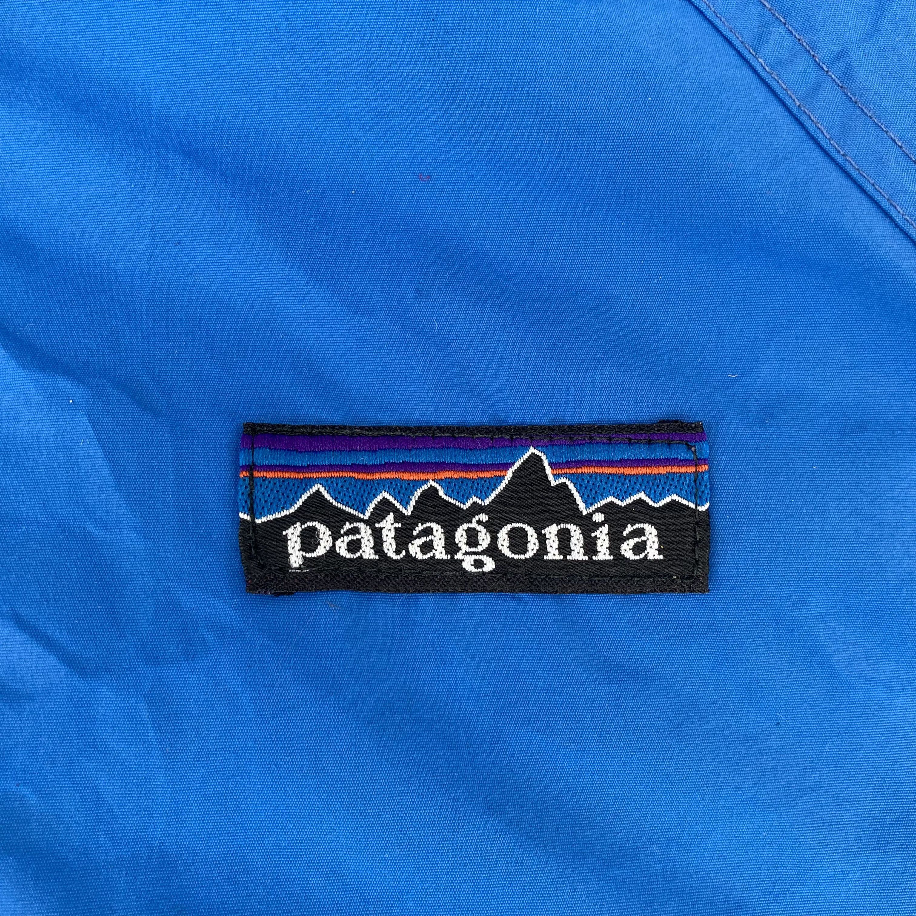 Patagonia × Vintage Vtg Patagonia Sherpa Lining Blue Bomber Jacket Size US M / EU 48-50 / 2 - 5 Thumbnail