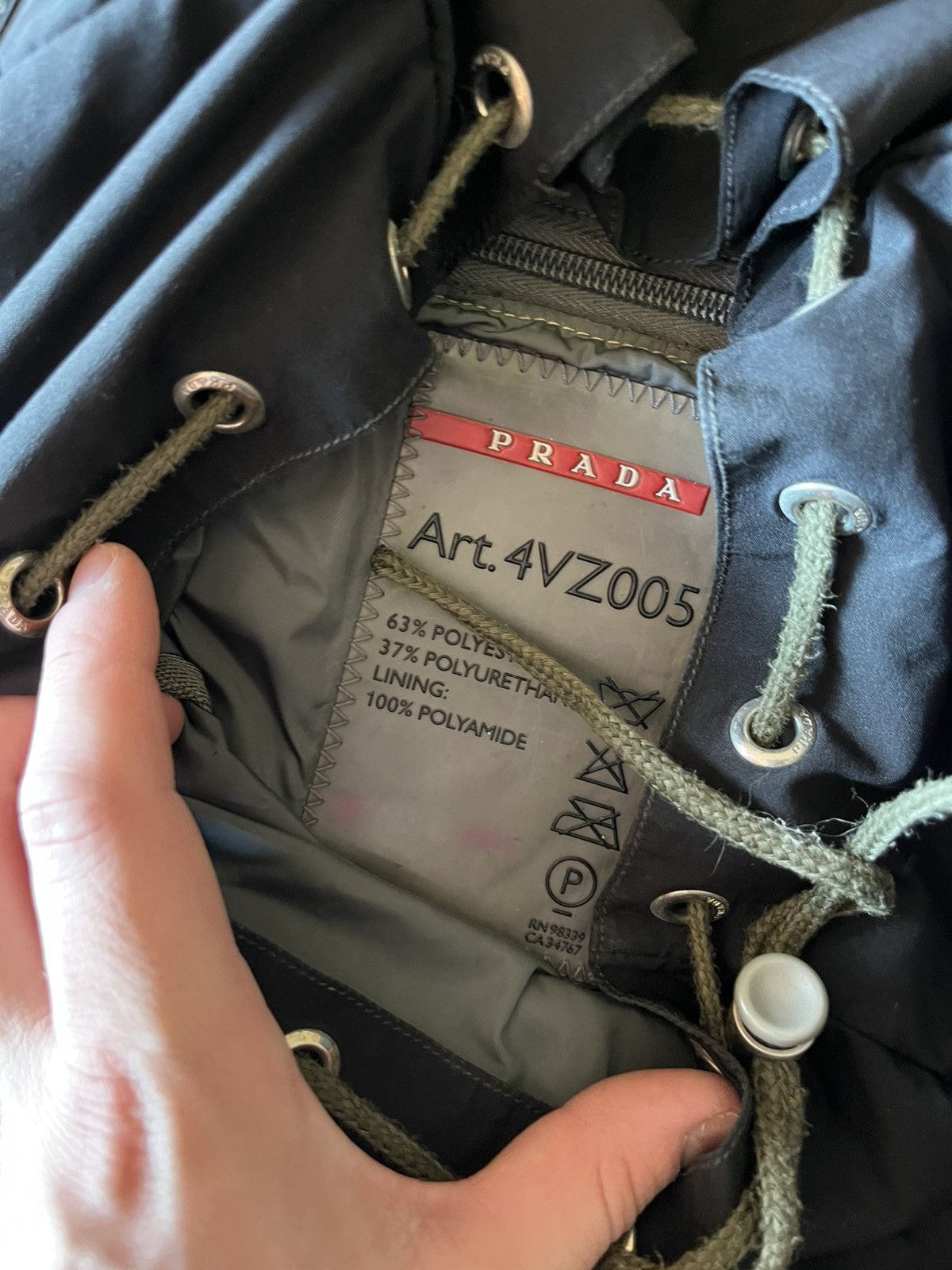 Prada Prada Ss99 Backpack Size ONE SIZE - 8 Thumbnail