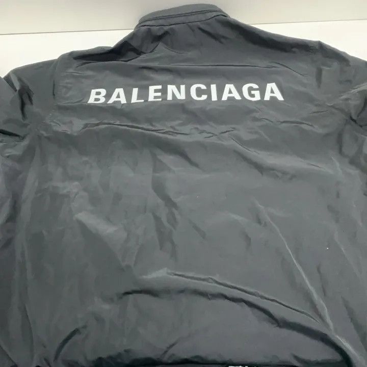 Balenciaga Balenciaga Black Long Sleeve Coat for Women 0079-2507 Size S / US 4 / IT 40 - 8 Thumbnail