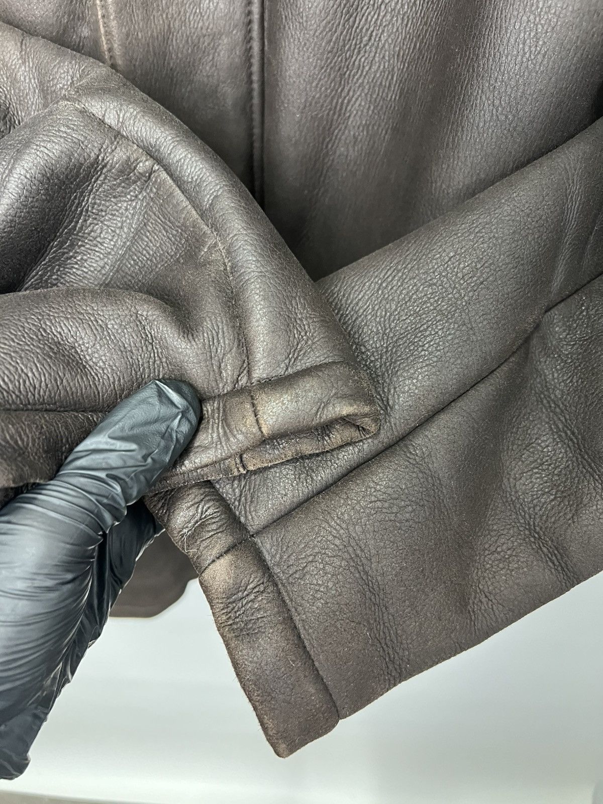 Burberry Vintage very rare Barberry Sheepskin Leather Jacket Size 50 Size US M / EU 48-50 / 2 - 6 Thumbnail