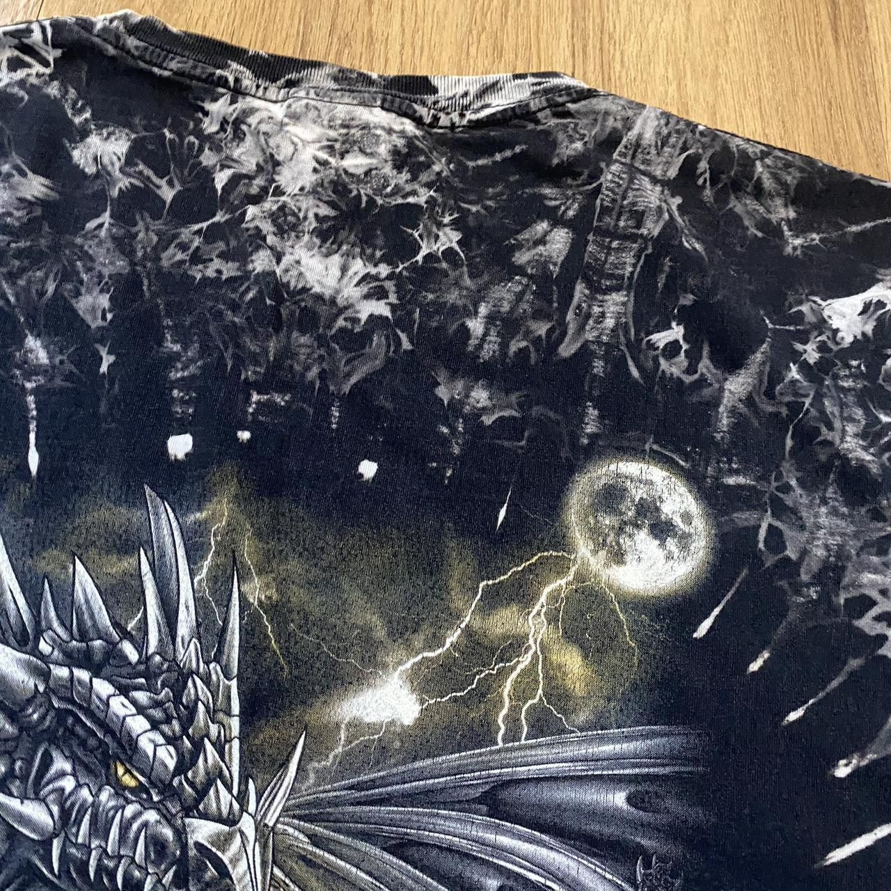 Other Black and white Wild Boxy tie-dye dragon tee Size US XXL / EU 58 / 5 - 6 Thumbnail