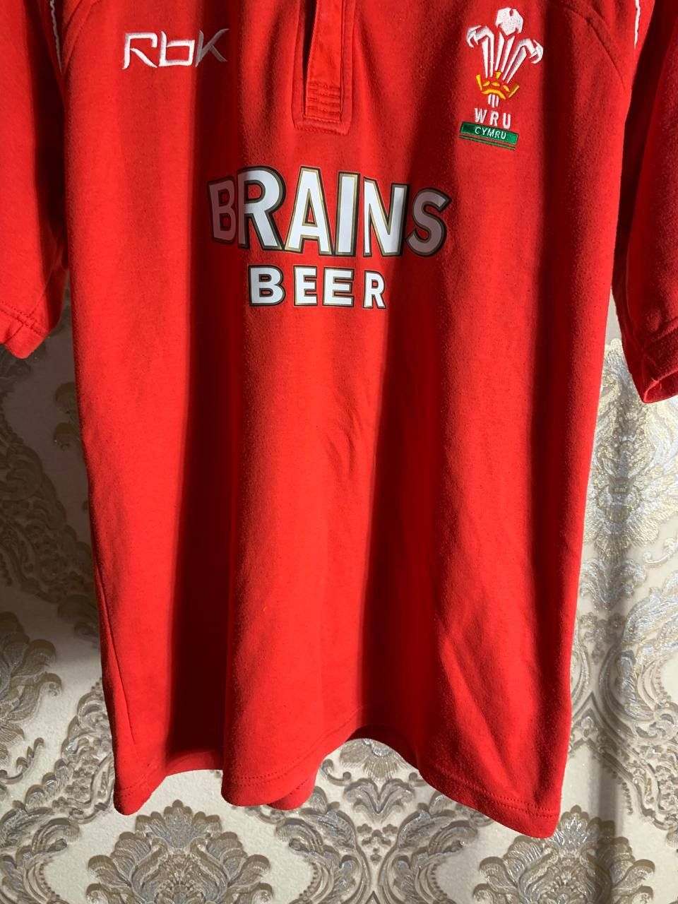 Vintage VERY RARE REEBOK WALES WRU CYMRU RUGBY RETRO JERSEY Y2K 90s Size US M / EU 48-50 / 2 - 3 Thumbnail