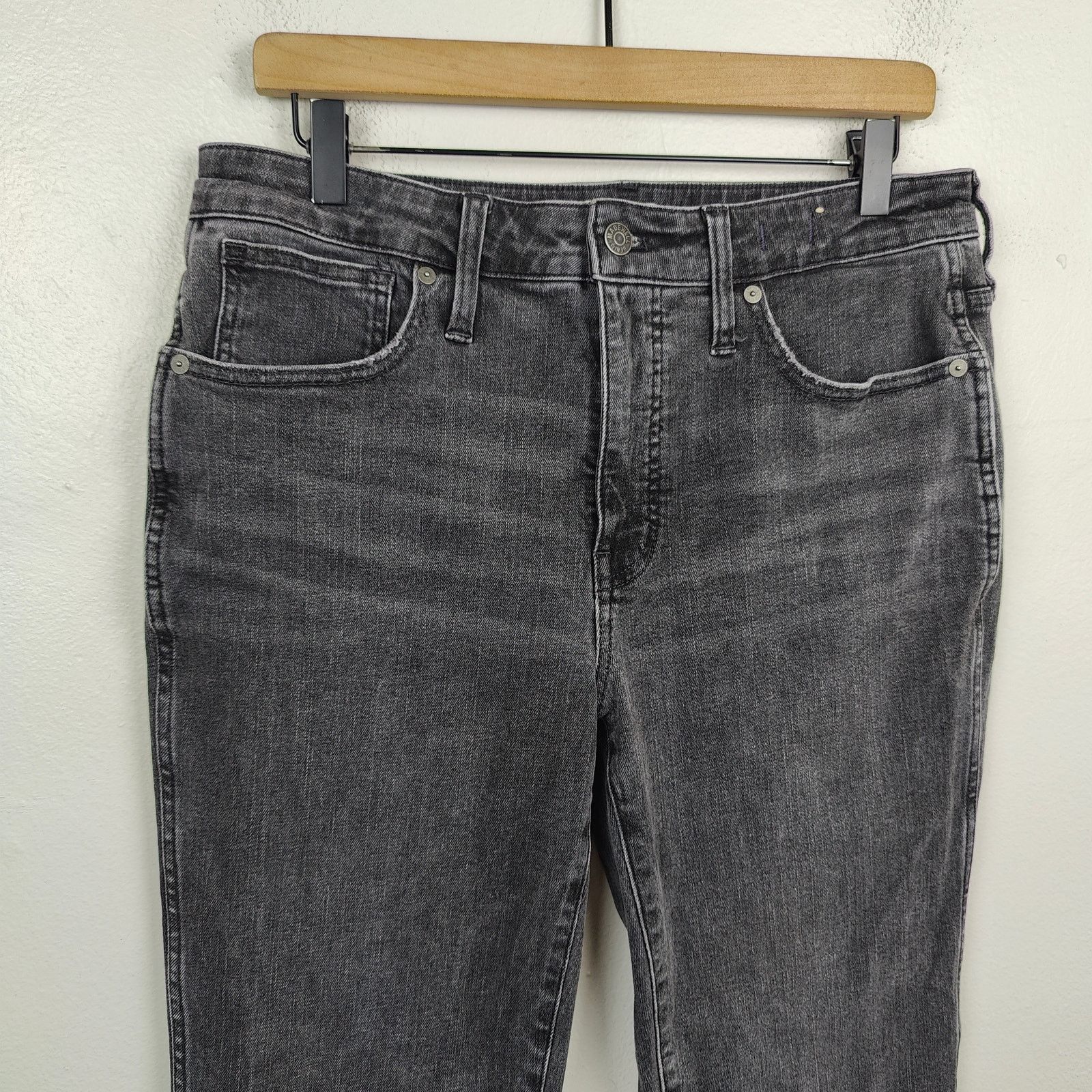 Madewell Madewell Curvy Stovepipe Jeans Womens 30 Gray Armand Wash Size 30" / US 8 / IT 44 - 2 Thumbnail