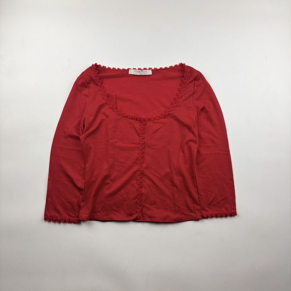 Miu Miu Miu Miu Ruffled Top Size M / US 6-8 / IT 42-44 - 1 Thumbnail
