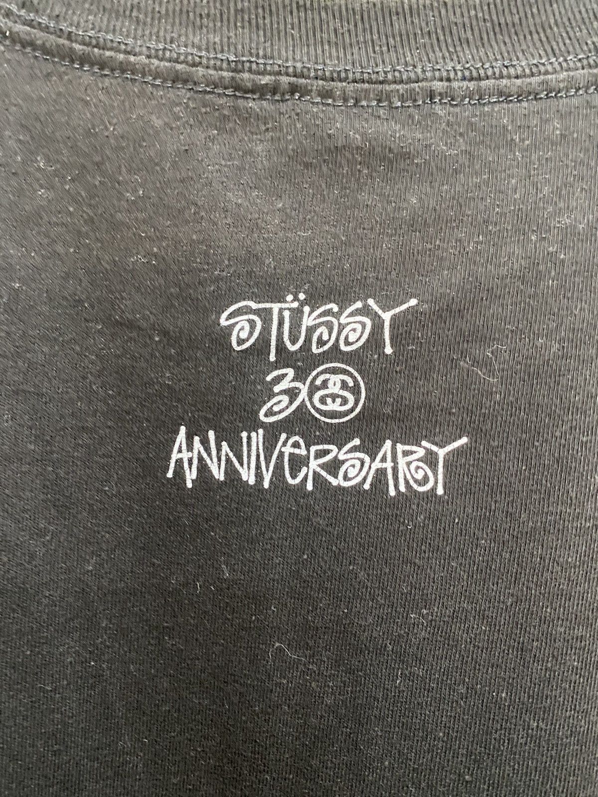 Stussy Stüssy x Bape 30th Anniversary T-shirt, size L, black used Size US L / EU 52-54 / 3 - 11 Thumbnail
