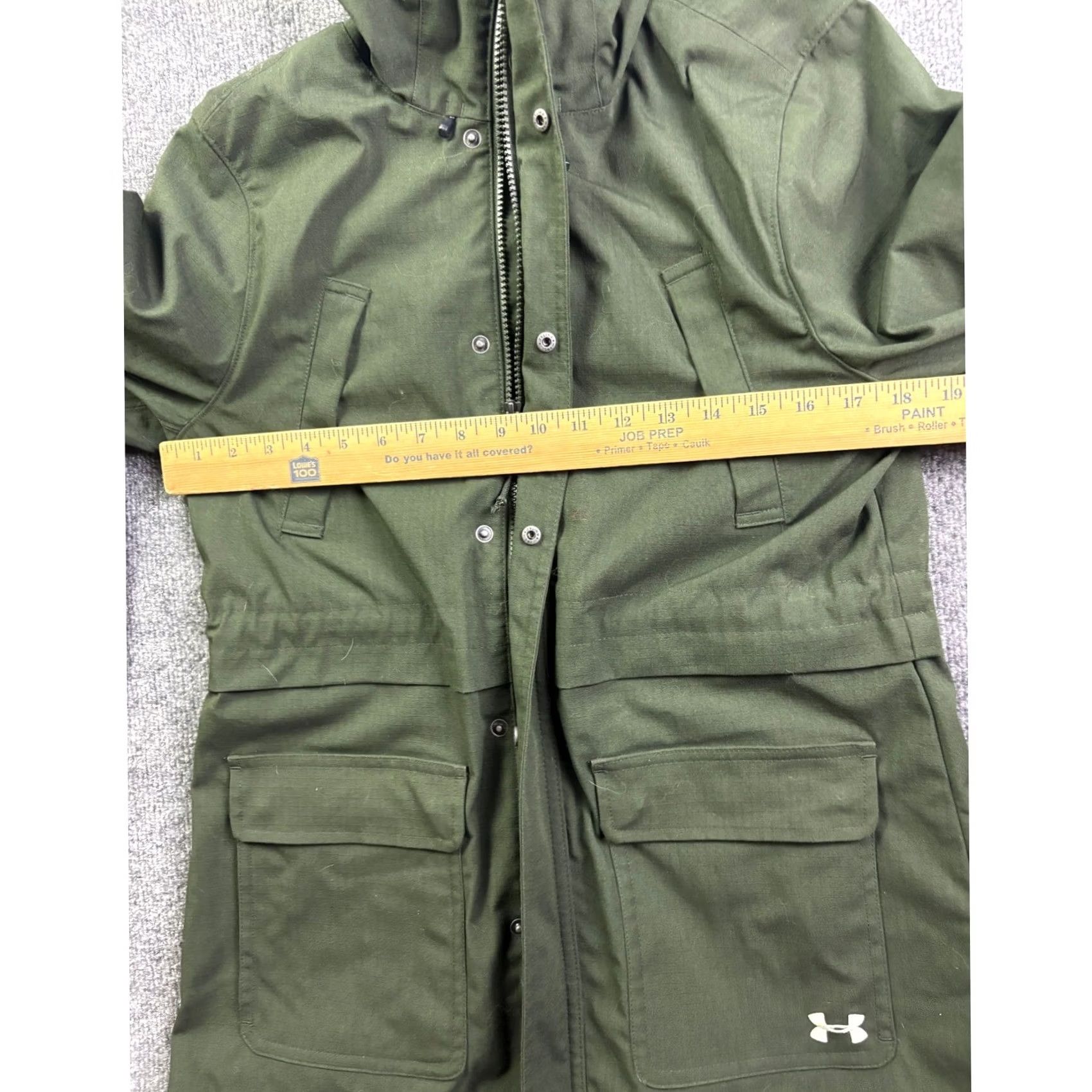 Under Armour Under Armour Storm1 Hooded Parka Jacket Womens Medium Green All Season Gear Shirts Size M / US 6-8 / IT 42-44 - 6 Thumbnail