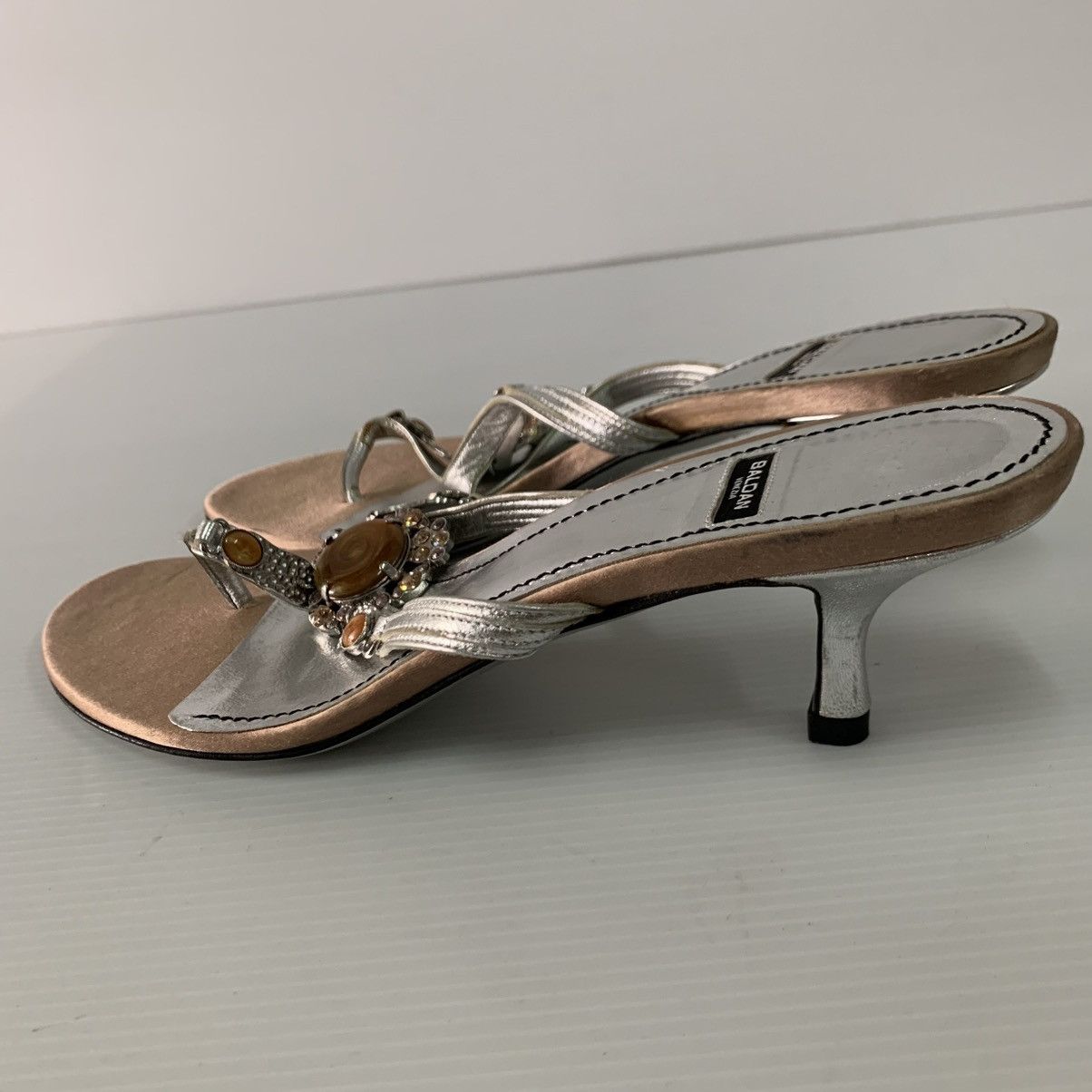 Designer 💥‼️FAST SALE‼️💥Authentic BALDAN VENEZIA LEATHER HEELS Size US 7 / IT 37 - 5 Thumbnail