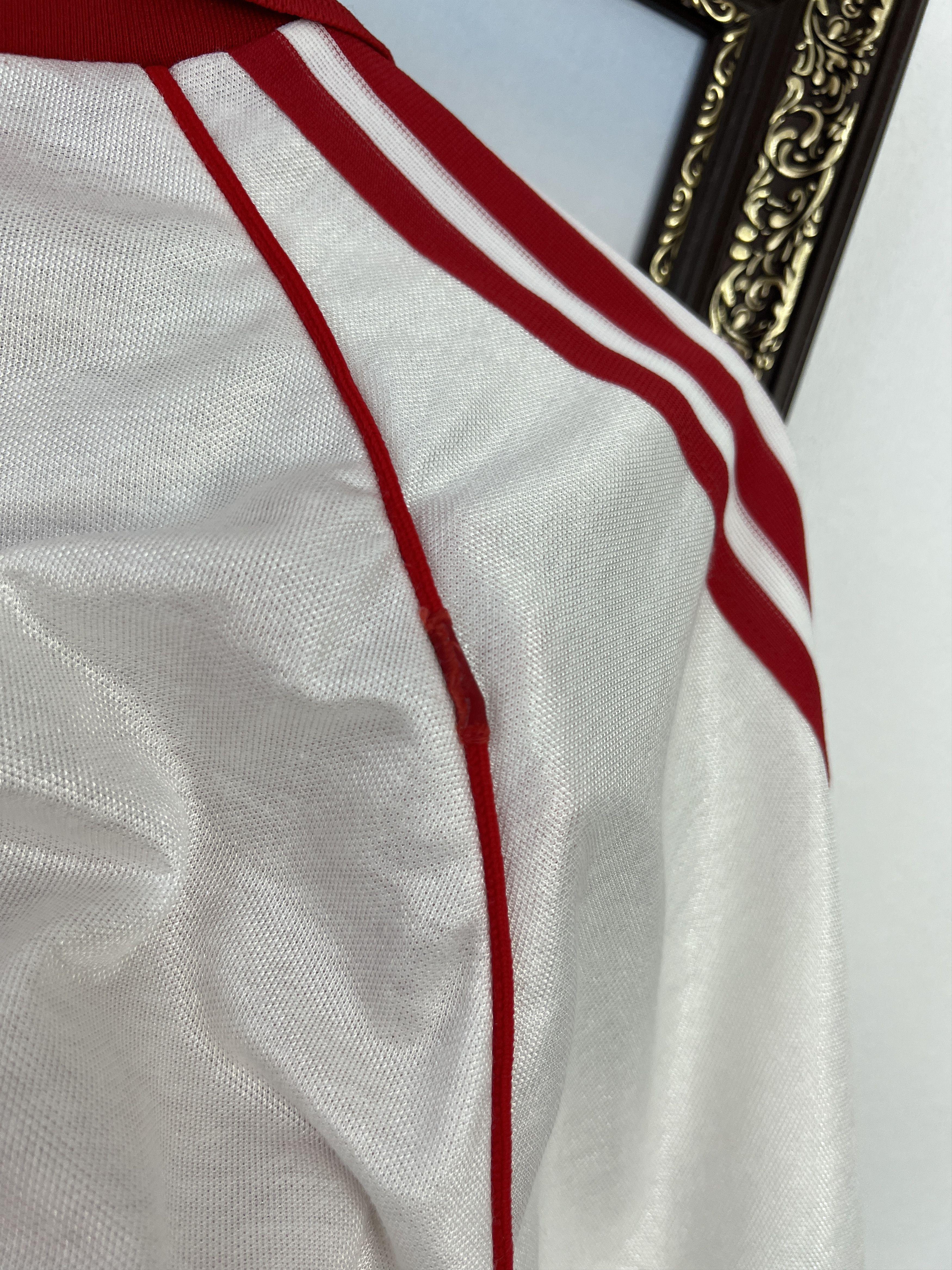 Adidas Vintage 80's Denmark Olympics Shirt Jersey Rare Trikot Size US L / EU 52-54 / 3 - 9 Thumbnail