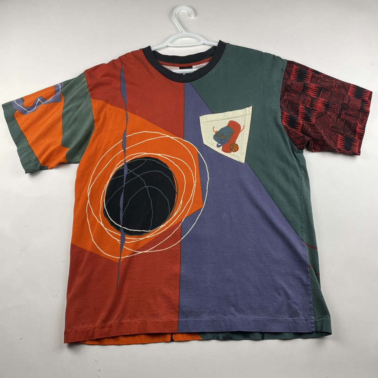 Jordan Brand × Nike × Vintage Nike Hoop Heroes Michael Jordan T-SHIRT AOP Rare Vintage AOP Size US L / EU 52-54 / 3 - 2 Thumbnail