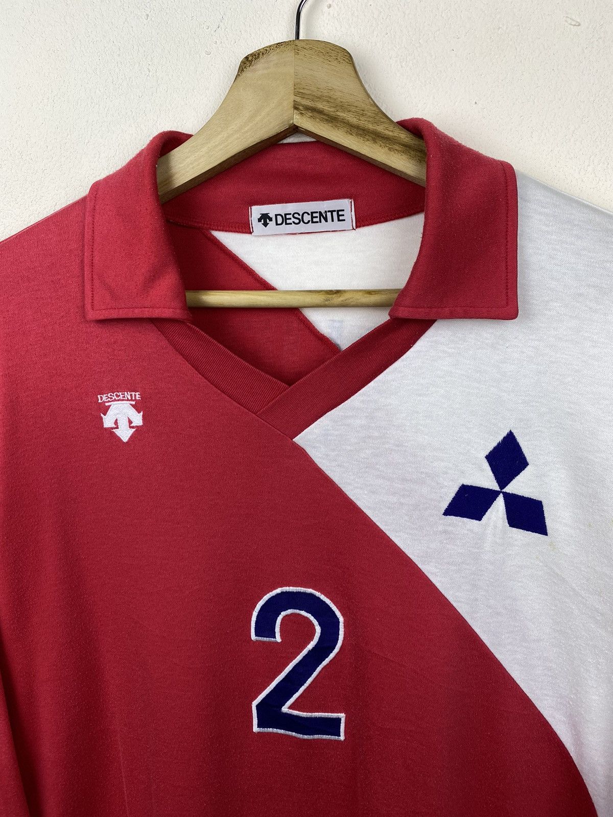 Descente × Japanese Brand 🔥RARE🔥 Vintage 90’s DESCENTE x MITSUBISHI Longsleeve Jersey Size US M / EU 48-50 / 2 - 3 Thumbnail