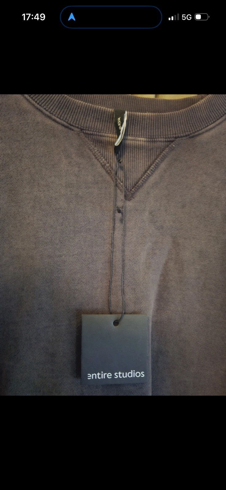 Entire Studios Entire Studios ☆ Sweatshirt, Washed Black / Gray Unisex Size US S / EU 44-46 / 1 - 11 Thumbnail