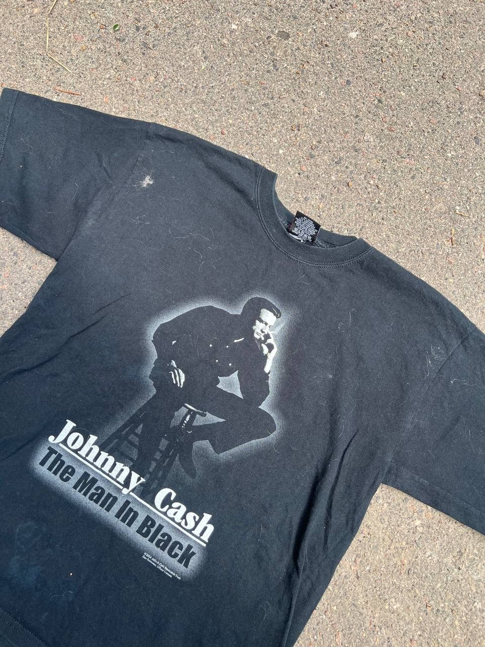 Band Tees × Vintage Vintage Johnny Cash The Man In Black 2004 T Shirt Size US L / EU 52-54 / 3 - 3 Thumbnail