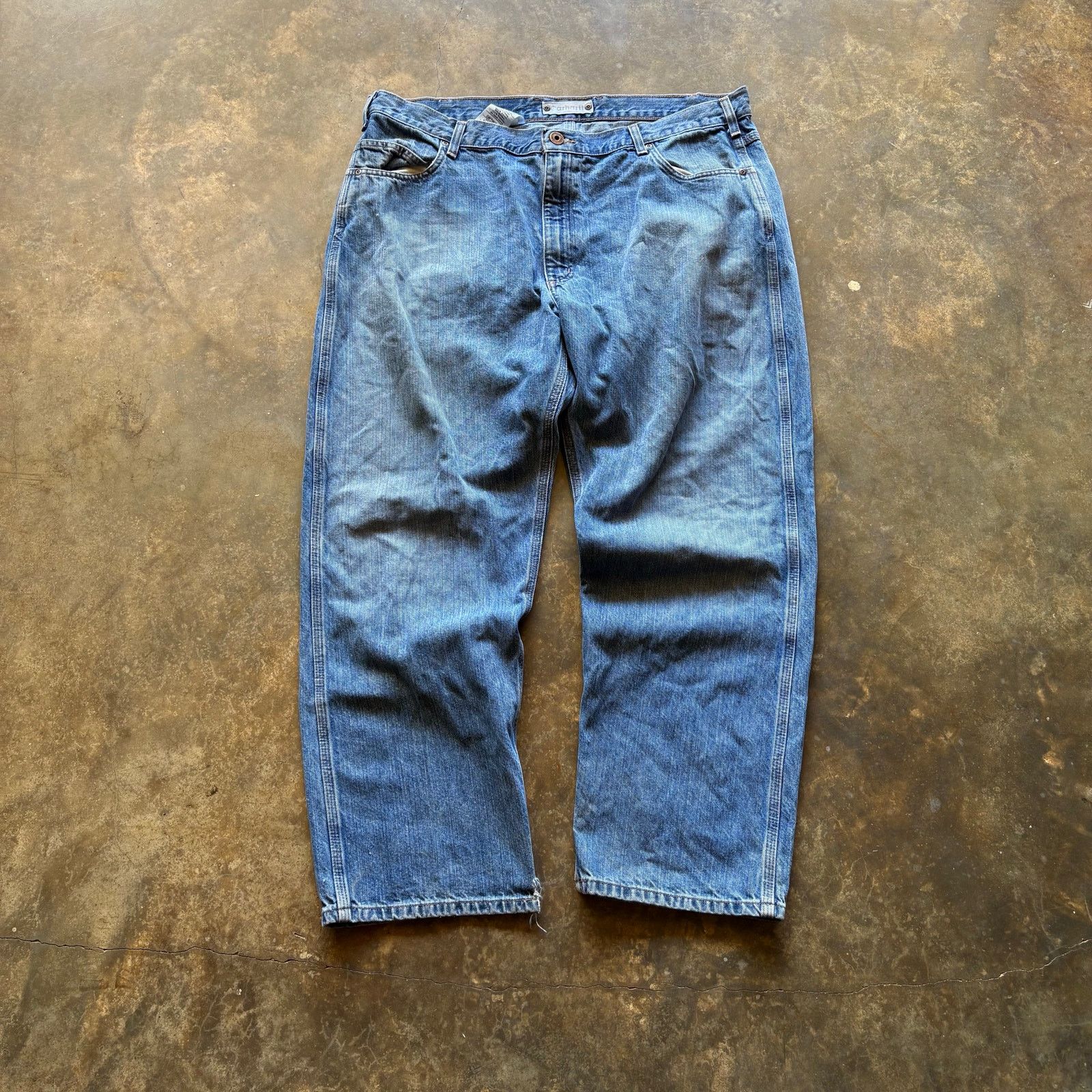 Carhartt Vintage Baggy Carhartt Work Jeans 42x30 Size US 42 / EU 58 - 2 Thumbnail