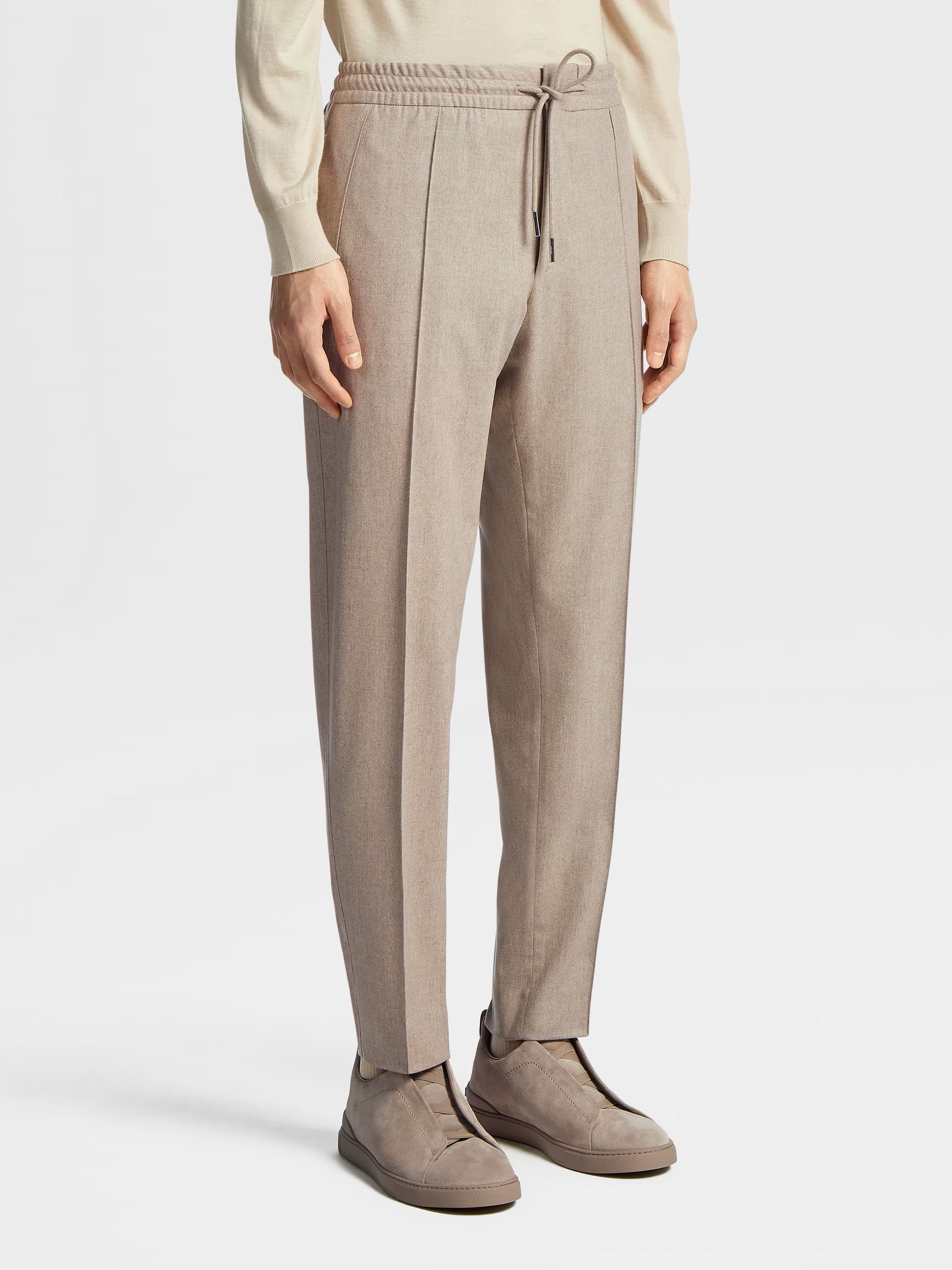 Ermenegildo Zegna UCI20A6-TT18-139 14MILMIL14 Wool Blend Joggers Size US 34 / EU 50 - 2 Thumbnail