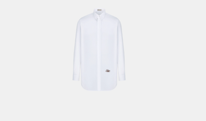 image of Dior O1Bcso1Str0324 Shirt In White, Men's (Size Small)