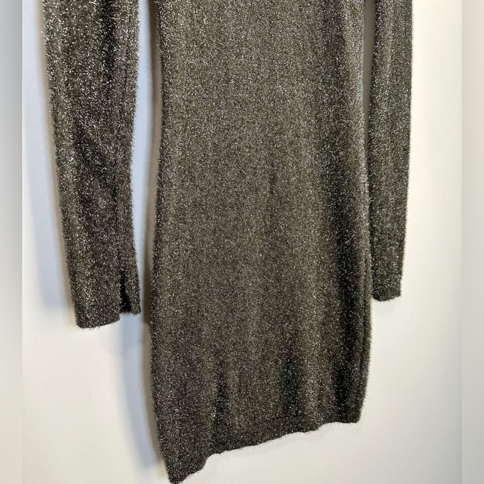 Allsaints All Saints Size Small Shimmer Sparkle Knit Mini Dress Size S / US 4 / IT 40 - 8 Thumbnail