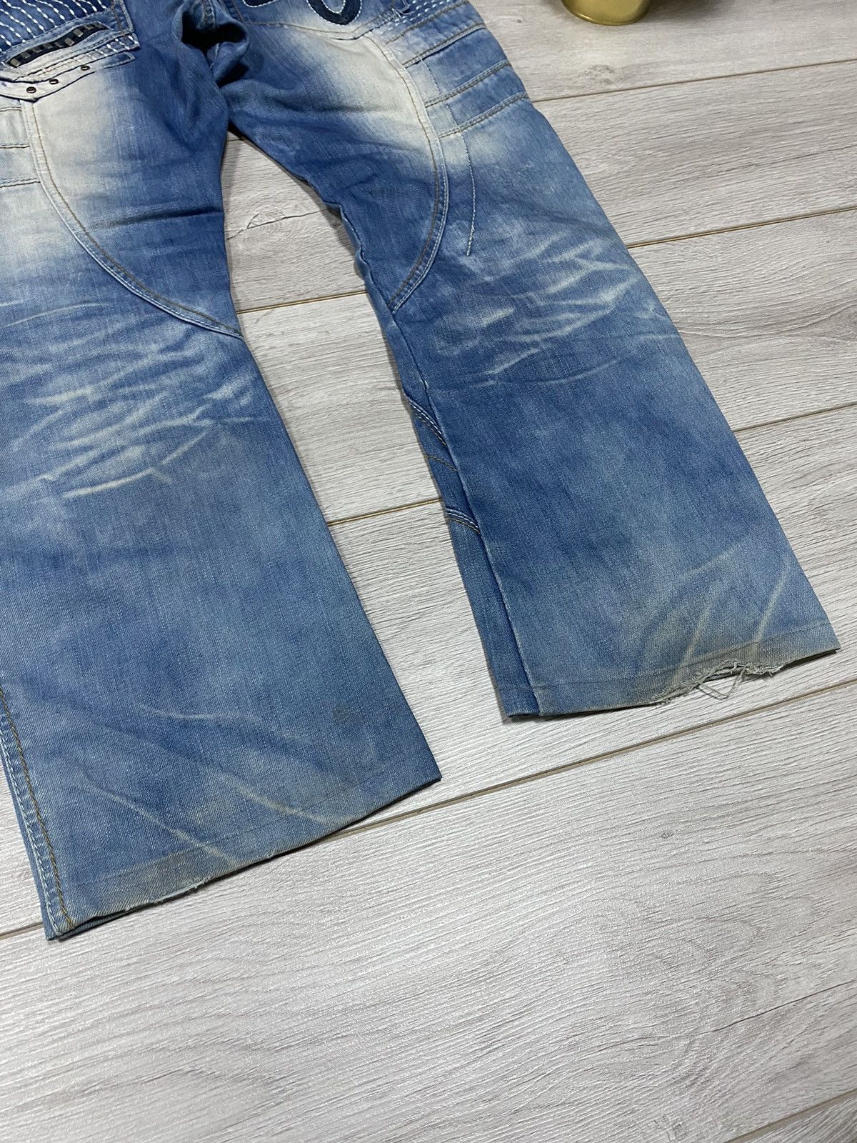 Vintage Japrag denim Okishana Samoki vintage patch work jeans Size US 34 / EU 50 - 11 Thumbnail