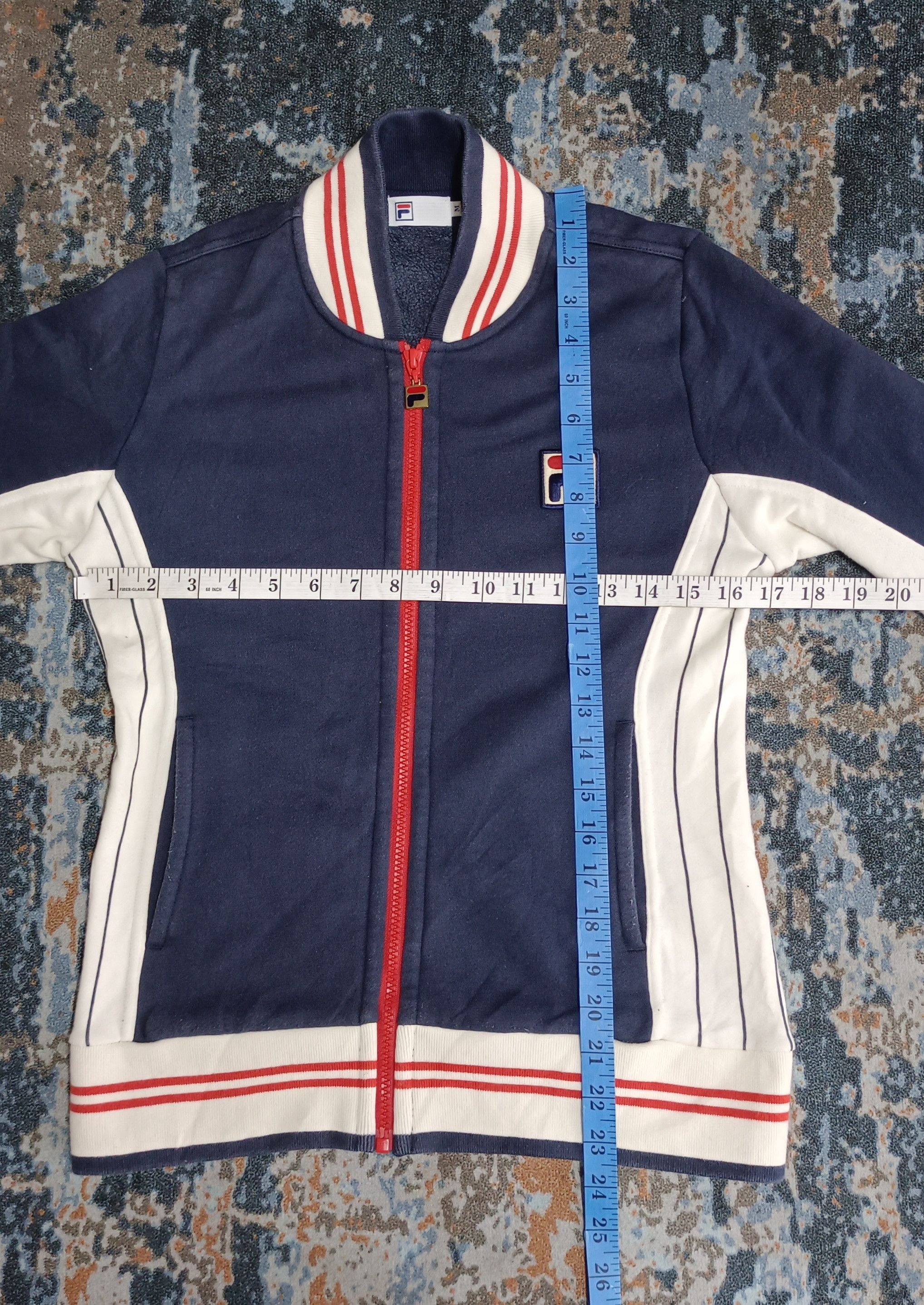 Fila Vintage Fila Settanta Navy Jacket Size S / US 4 / IT 40 - 15 Thumbnail