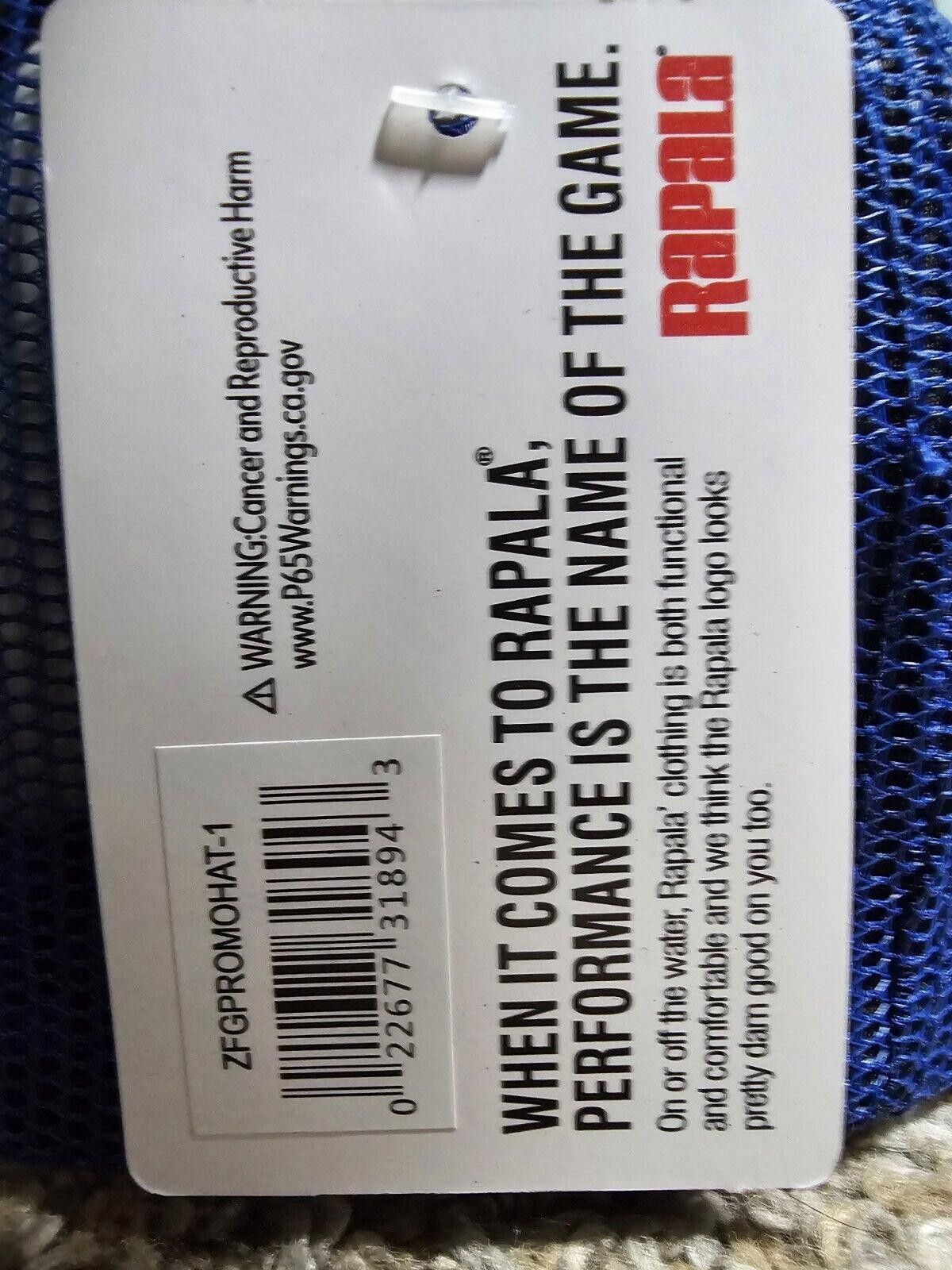 Designer RAPALA Fishing Lures Blue Mesh OSFA snapback Promo Hat NWT Size ONE SIZE - 5 Thumbnail