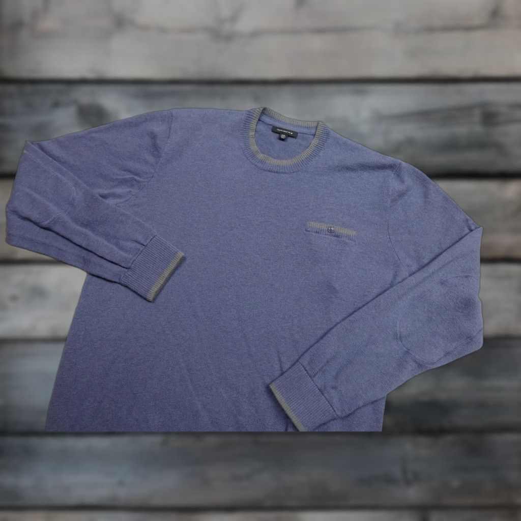 TravisMathew Travis Mathew Sweater Mens 2XL Blue Crewneck Wool Cashmere Pullover Golf Shirt Size US XXL / EU 58 / 5 - 1 Thumbnail