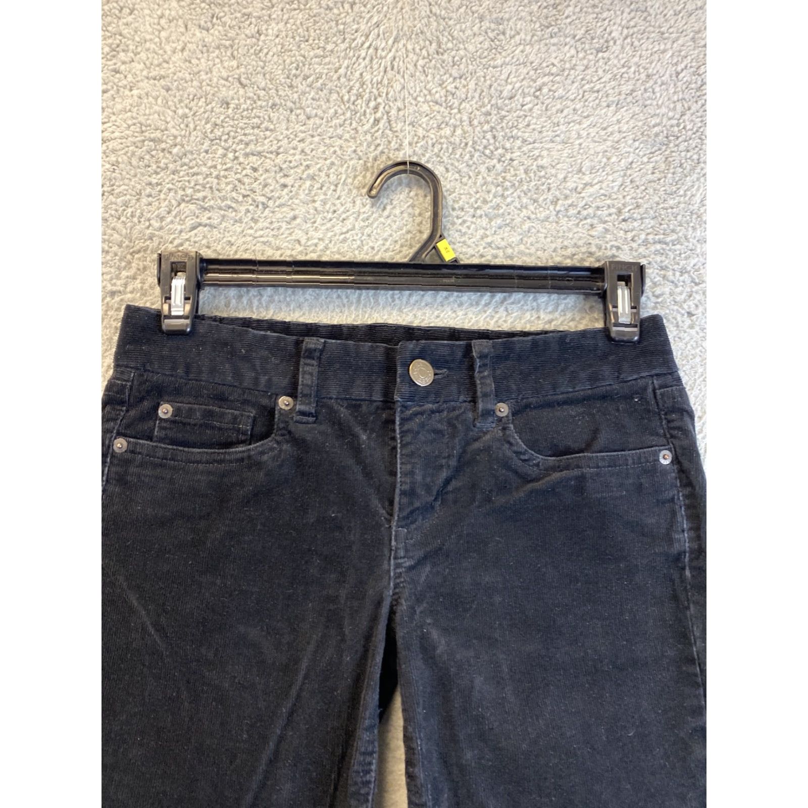 J.Crew J.CREW Corduroy Pants 5 Pocket Skinny 29x29 Black Women Adult Regular Denim Casual Size 29" - 4 Thumbnail