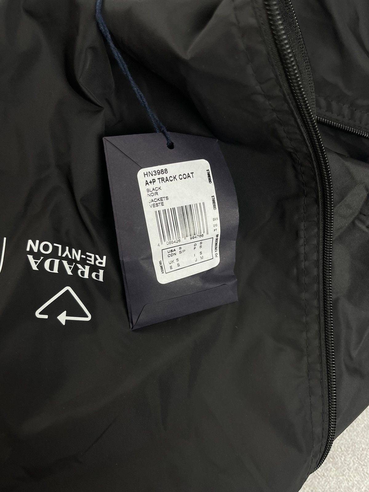 Prada Adidas × Prada Re-Nylon Track Coat Black Jacket Size S Size US S / EU 44-46 / 1 - 15 Thumbnail