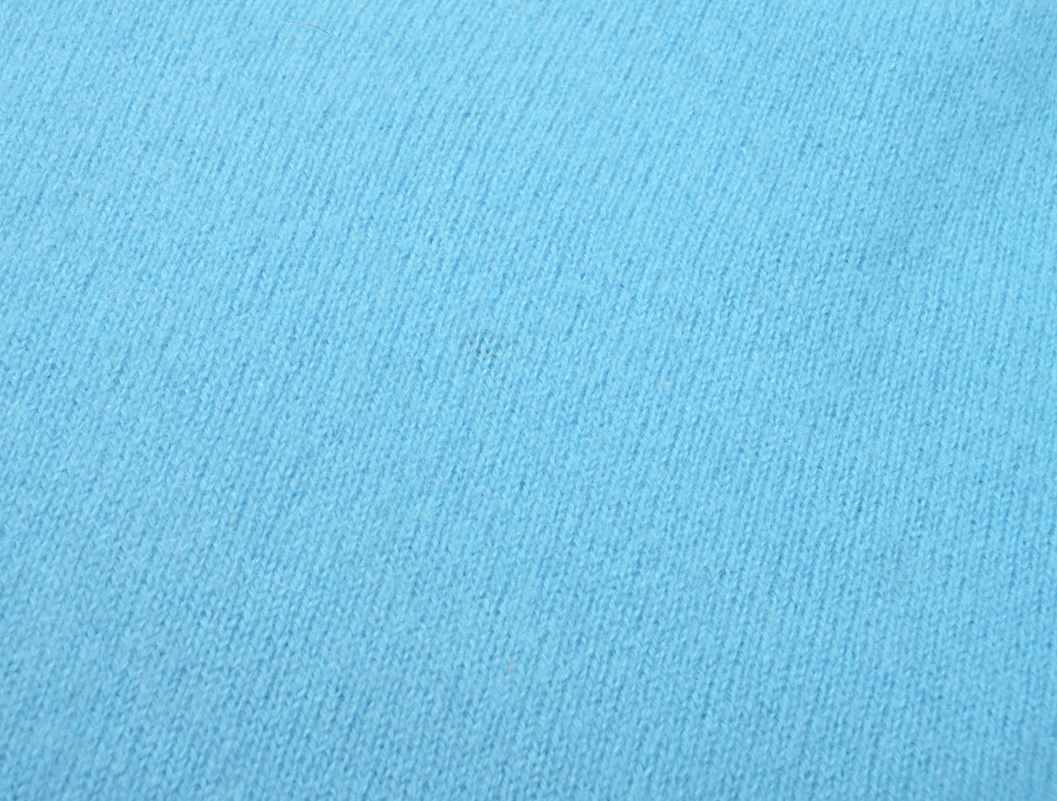 Malo Malo Women's Blue 3/4 Sleeve 100% Cashmere Sweater Size L / US 10 / IT 46 - 5 Thumbnail
