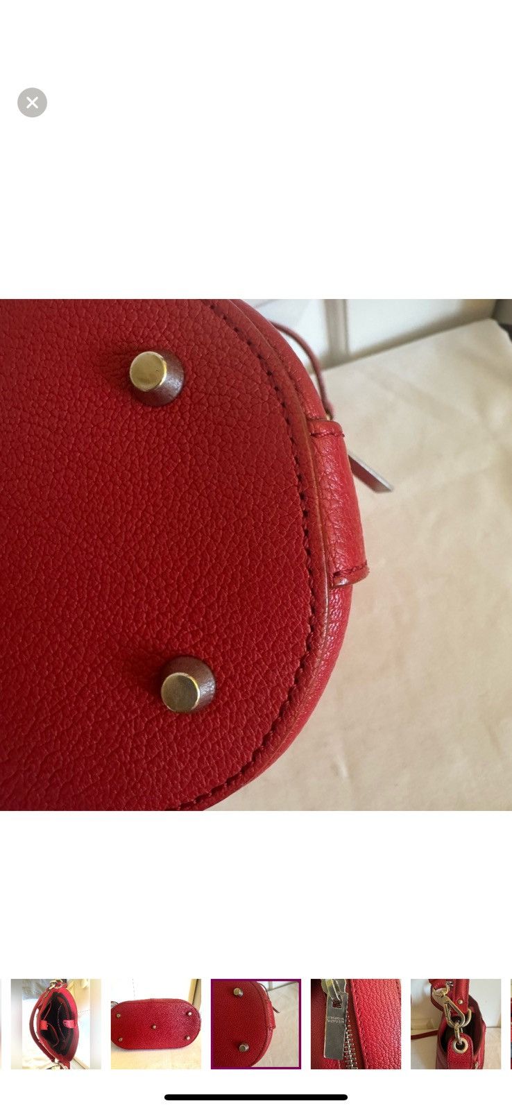Alexander McQueen ALEXANDER McQUEEN Red Leather Crossbody Bucket Bag Size ONE SIZE - 9 Thumbnail