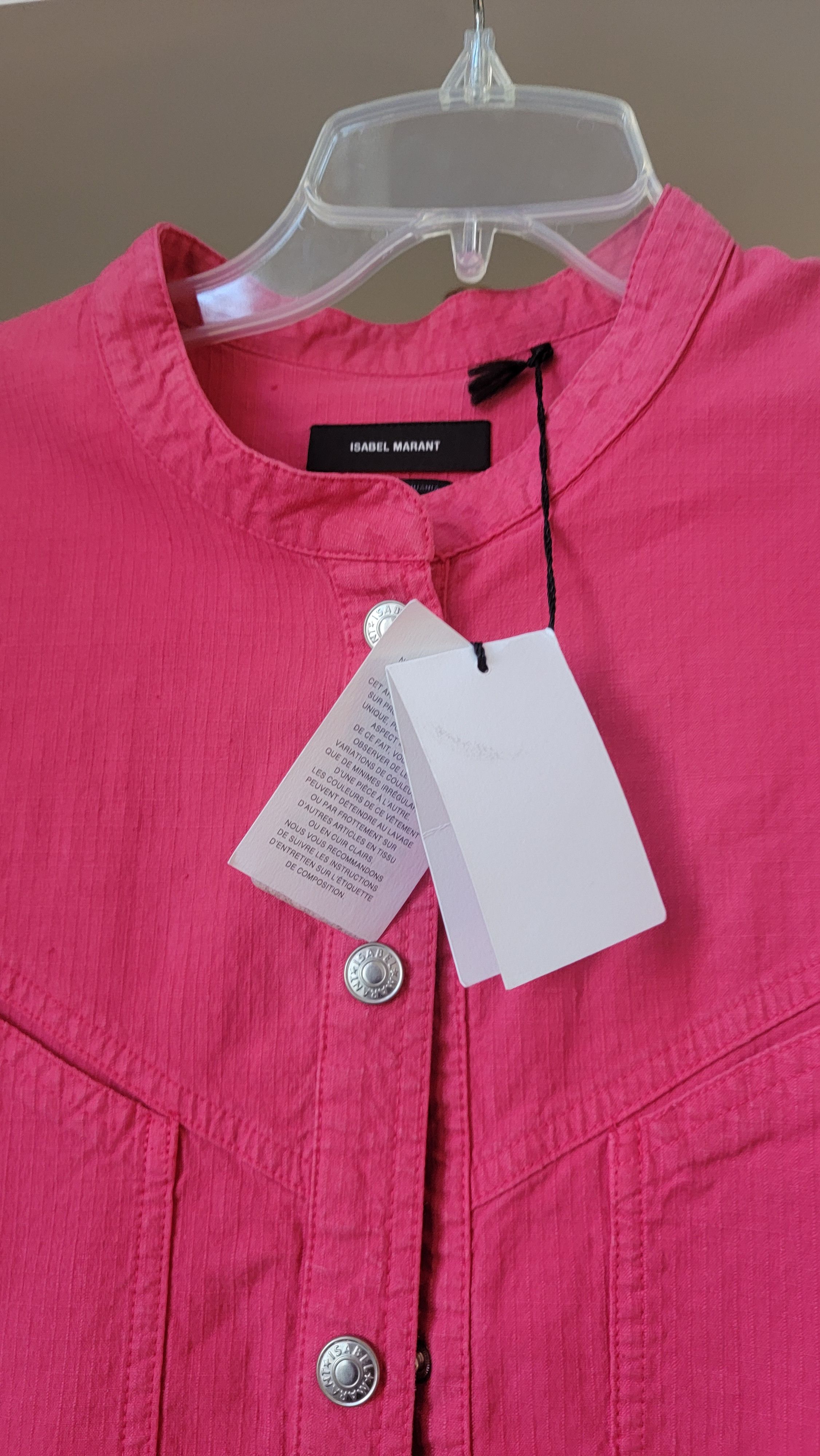 Isabel Marant Isabel Marant Pink Belted Jumpsuit. Brand new . RETAIL $999 Size XS / US 0-2 / IT 36-38 - 6 Thumbnail