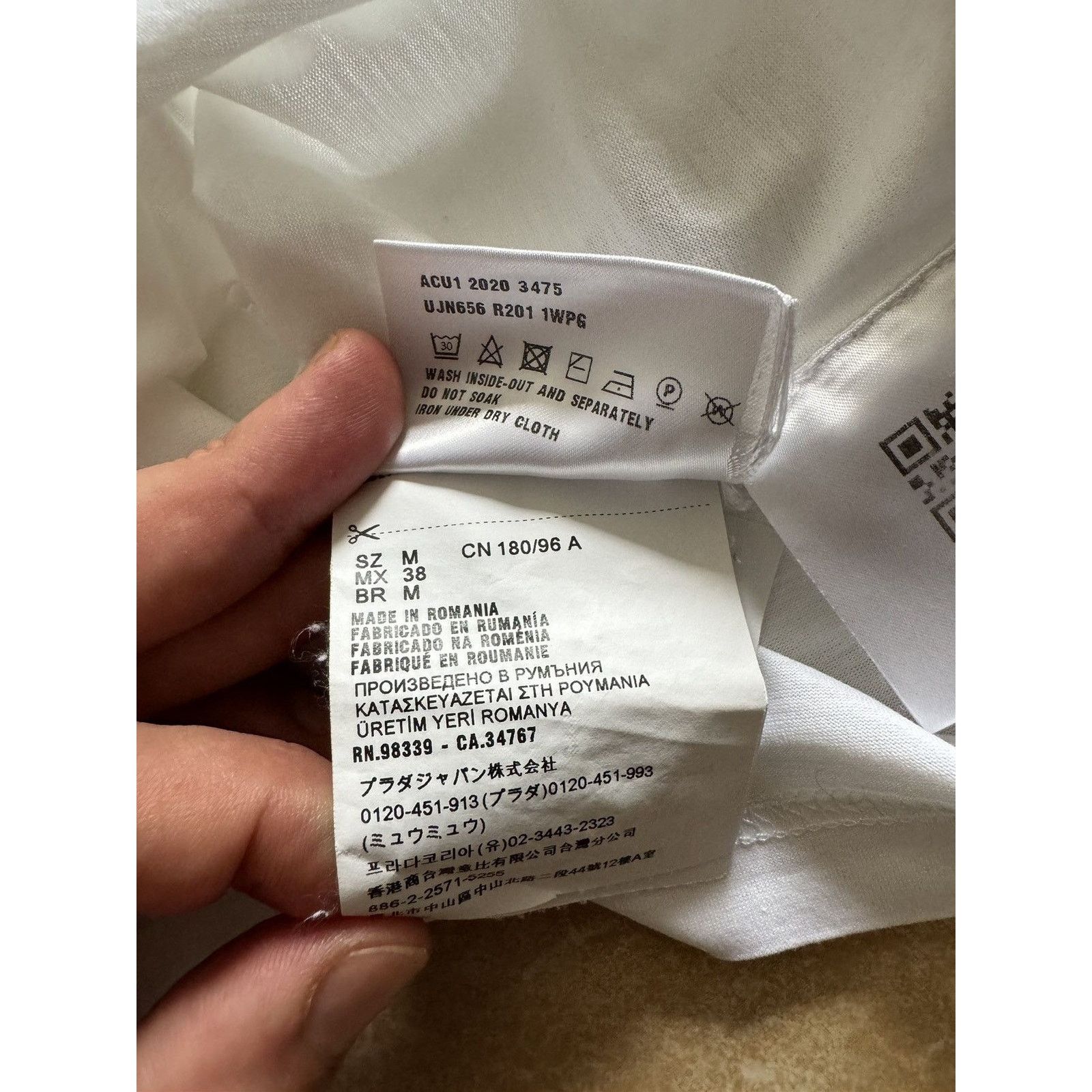 Prada Prada Milano Classic Mini Logo Tee Size US M / EU 48-50 / 2 - 5 Thumbnail
