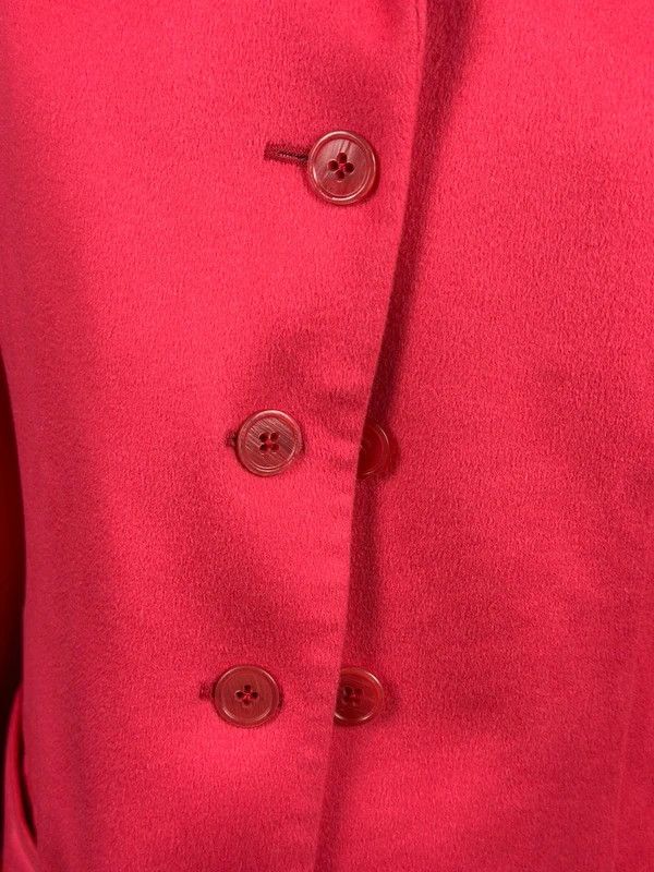 Red Cashmere & Silk Blazer by Jil Sander – AW09 Collection