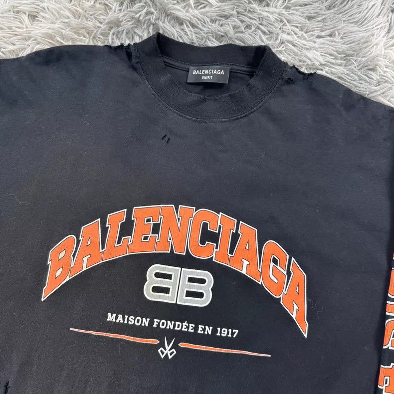 Balenciaga Balenciaga Scissors destroy long sleeves Size US S / EU 44-46 / 1 - 4 Thumbnail