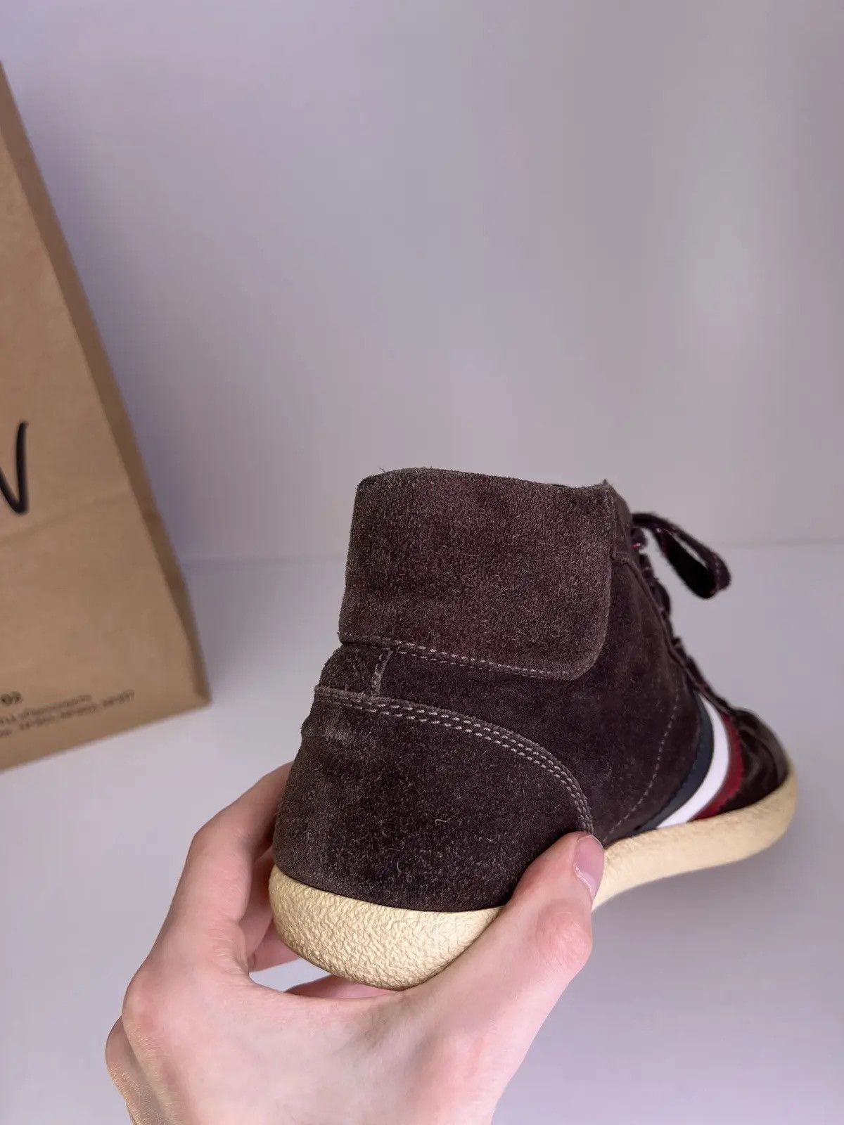 Moncler × Vintage Vintage Moncler sneakers MONTECARLO Cowhide Sherry line Size US 8 / EU 41 - 10 Thumbnail