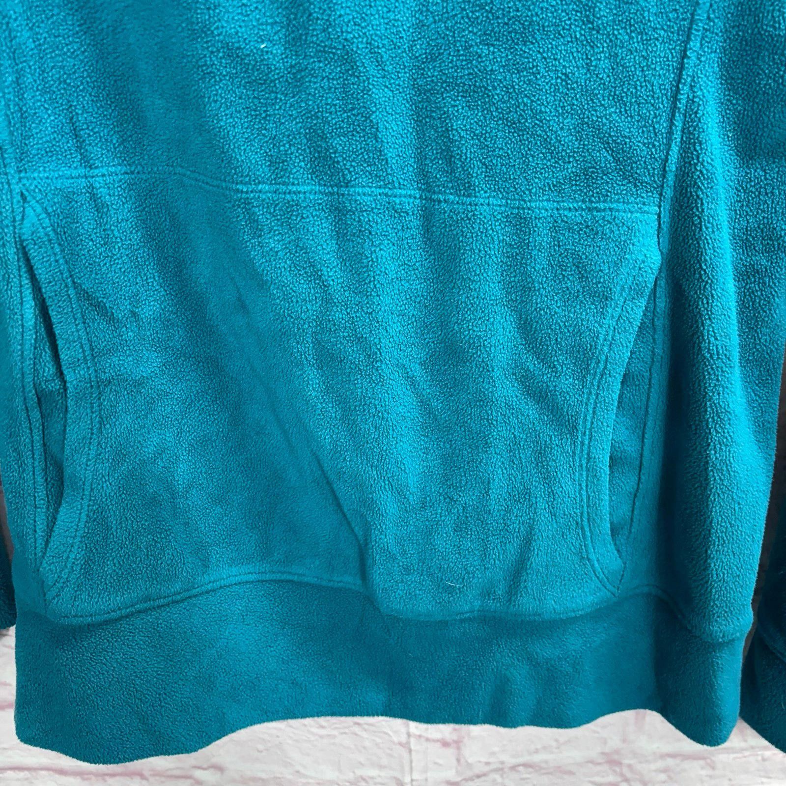 Columbia Columbia Women's Teal Fleece Hoodie - Size XS Size ONE SIZE - 2 Thumbnail
