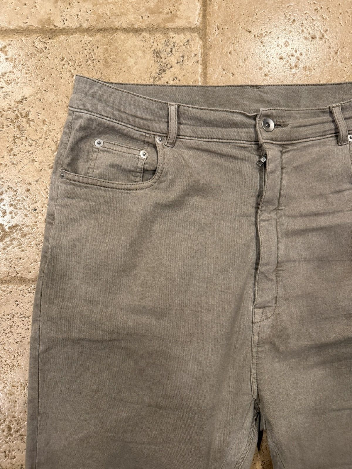 Rick Owens Drkshdw Rick Owens Drkshdw Dust Bolan Bootcut Gray Flare Denim Jeans Size US 36 / EU 52 - 4 Thumbnail