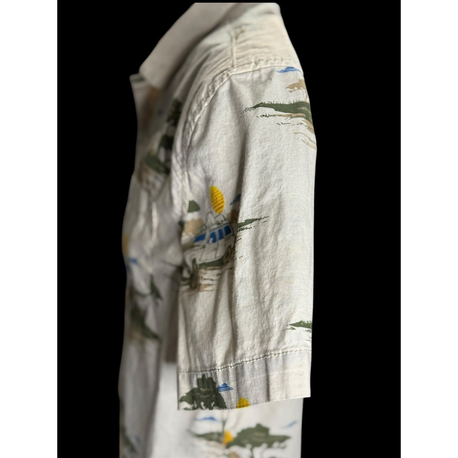 Arizona Jean Co. Safari Button Up Shirt XL Men’s Elephant Giraffe Arizona Size US XL / EU 56 / 4 - 6 Thumbnail