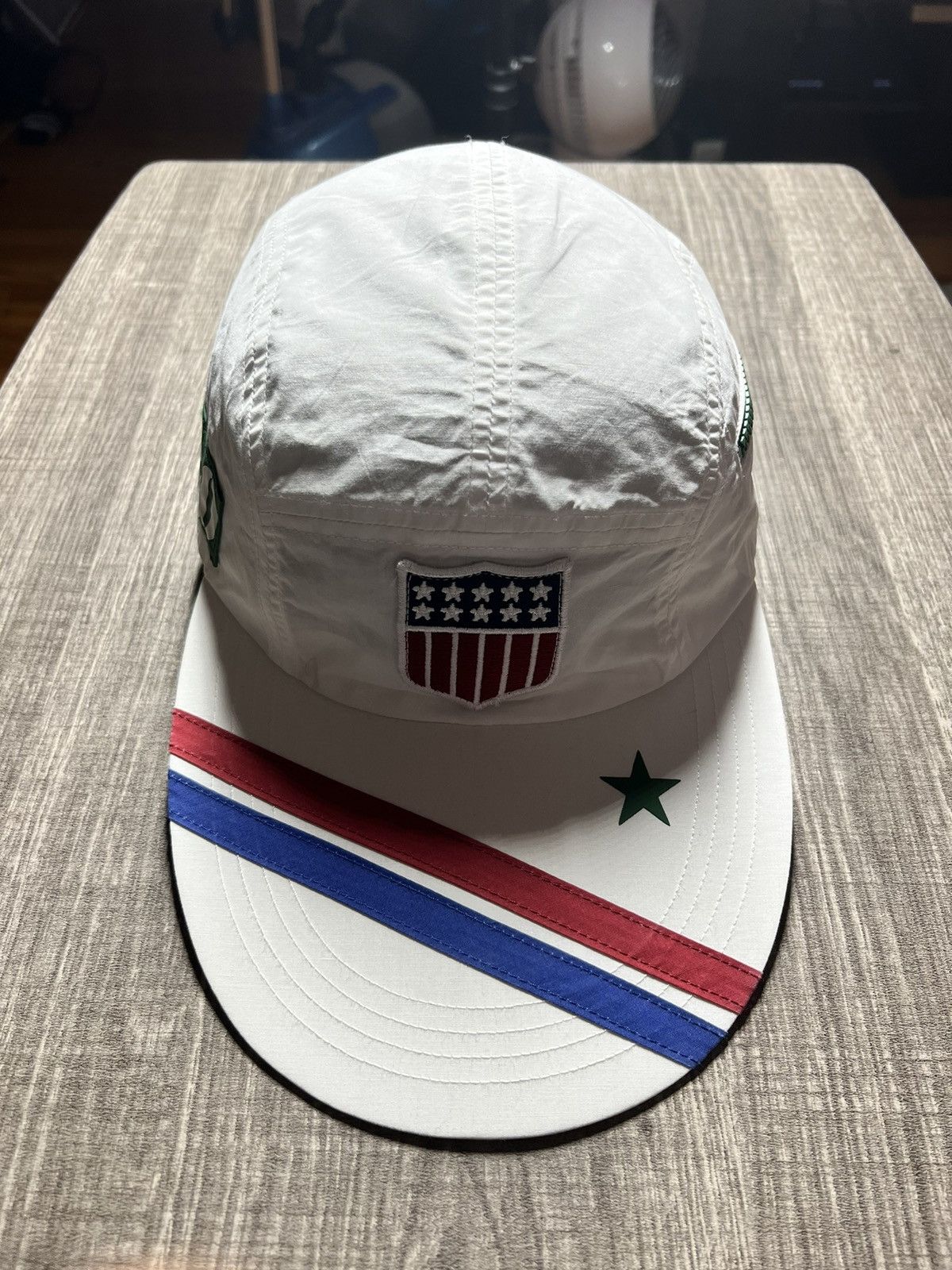 Rohe project polo shield long bill hat