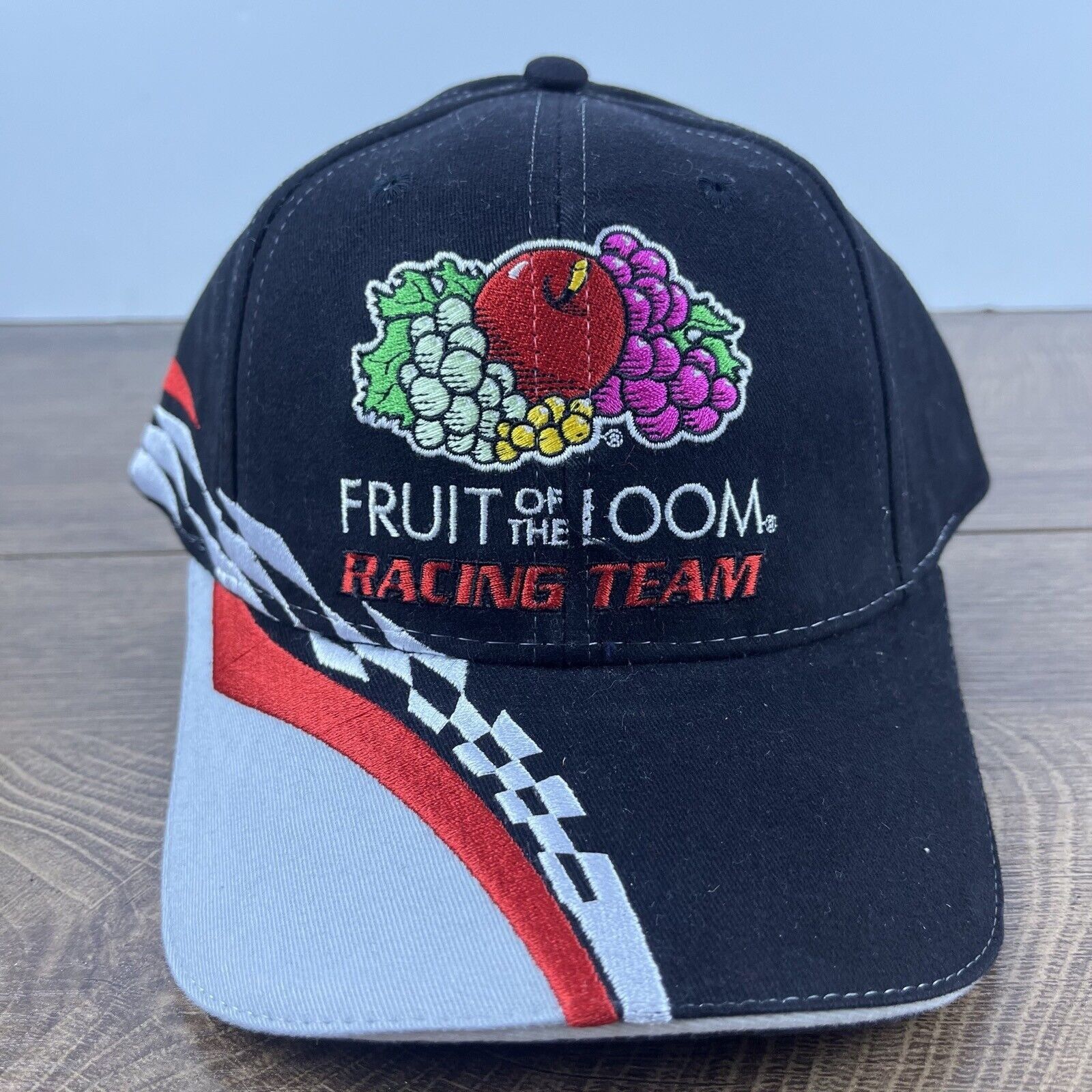 Other Fruit of the Loom Racing 55 Hat Black Hat Adjustable Hat Bla Size ONE SIZE - 2 Thumbnail
