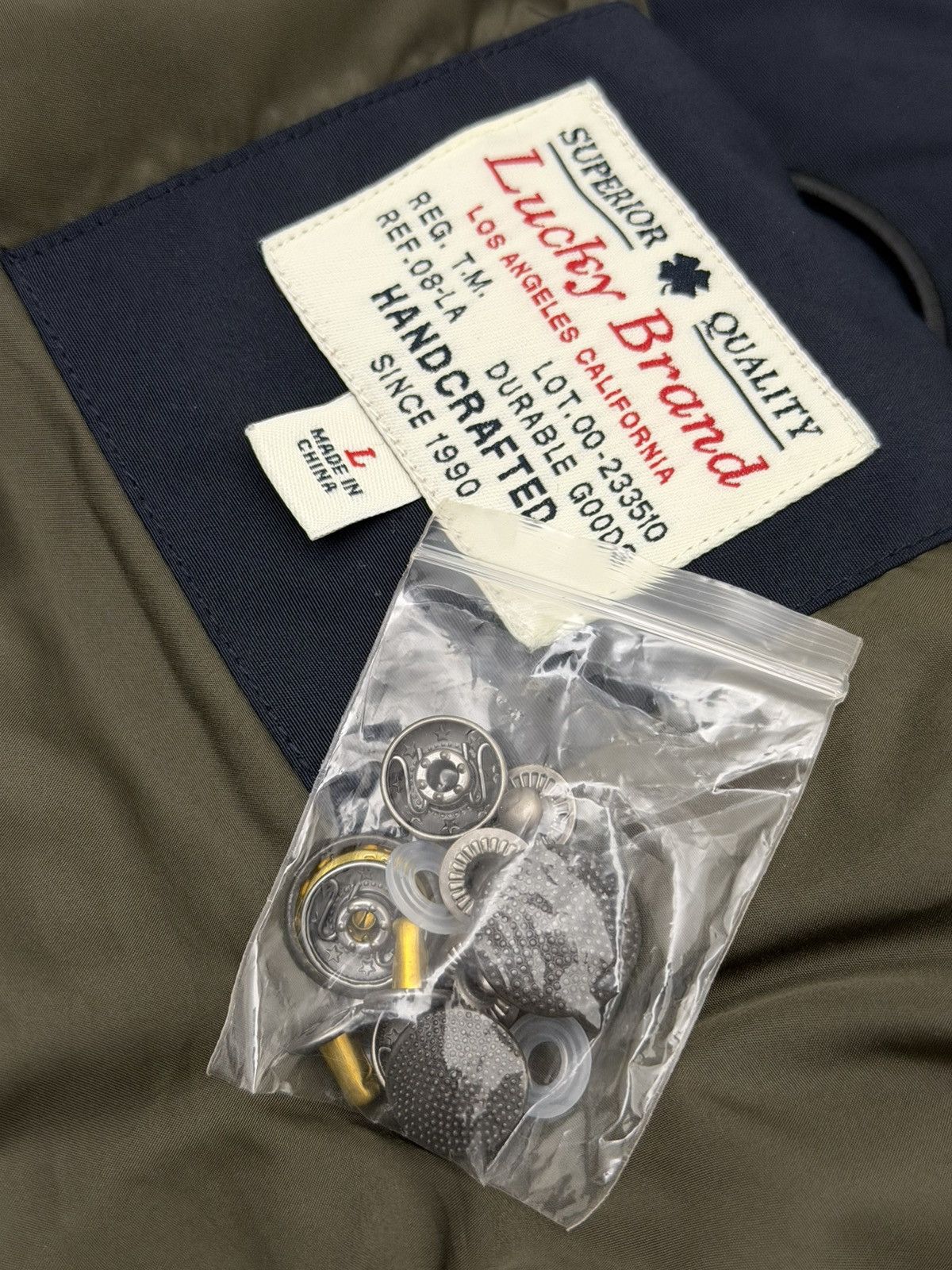 Lucky Brand Lucky Brand Ski Puffer Vest Dark Blue Down Heavyweight Large Size US L / EU 52-54 / 3 - 9 Thumbnail