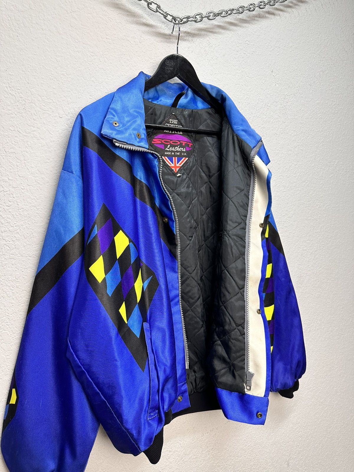 NASCAR Racing Jacket Moto Vodafone F1 Nascar Leather Red Bull Lucky Size US XL / EU 56 / 4 - 11 Thumbnail