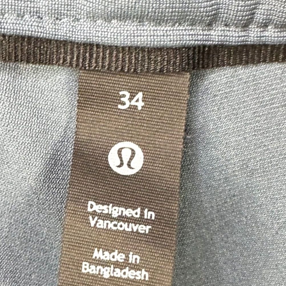Lululemon Lululemon ABC Pants Chino Golf Mens 34 Blue Performance Stretch 5 Pocket Logo Pants Mens 34 Blue Size US 34 / EU 50 - 4 Thumbnail